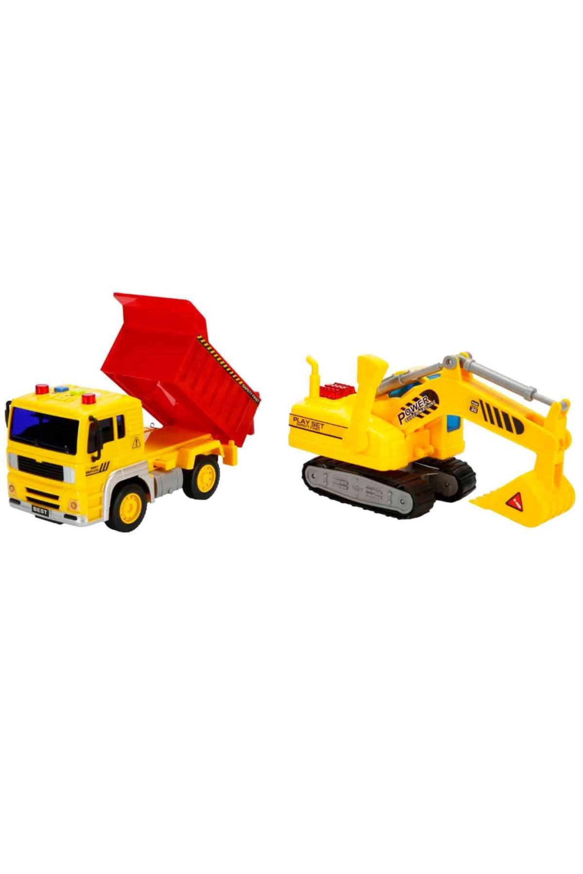 Skygo Maxx Wheels 1:20 Sesli ve Işıklı İnşaat Oyun Seti