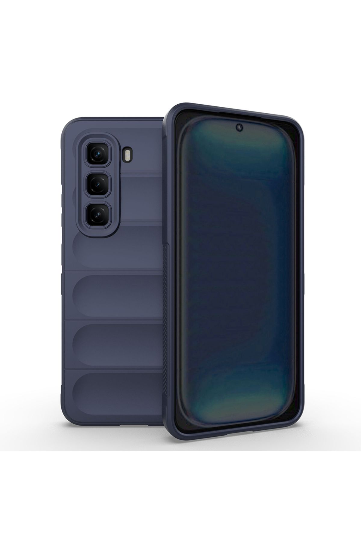 Teleplus İnfinix Hot 50 4g Kılıf Magic Shield Tpu Flannel Etnik Kapak