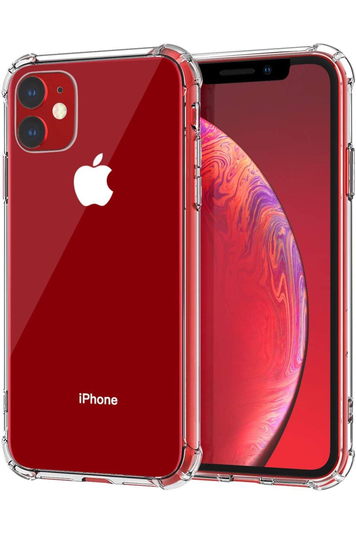 ÇAĞUR Eser iPhone 11 için Kılıf ile için kılıf Shock Absorbing [iPhone 11 ile Uyumlu Kılıf - Şeff