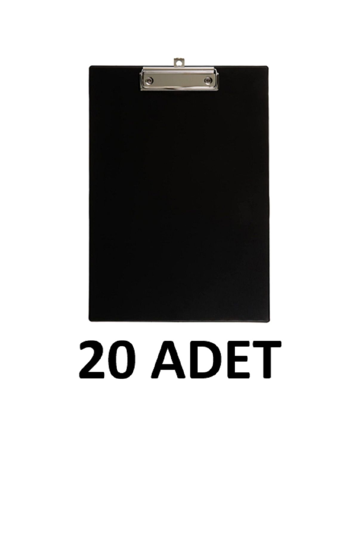 KRAF 20 Adet A4 Kapaksız Sekreterlik Dosyası Siyah