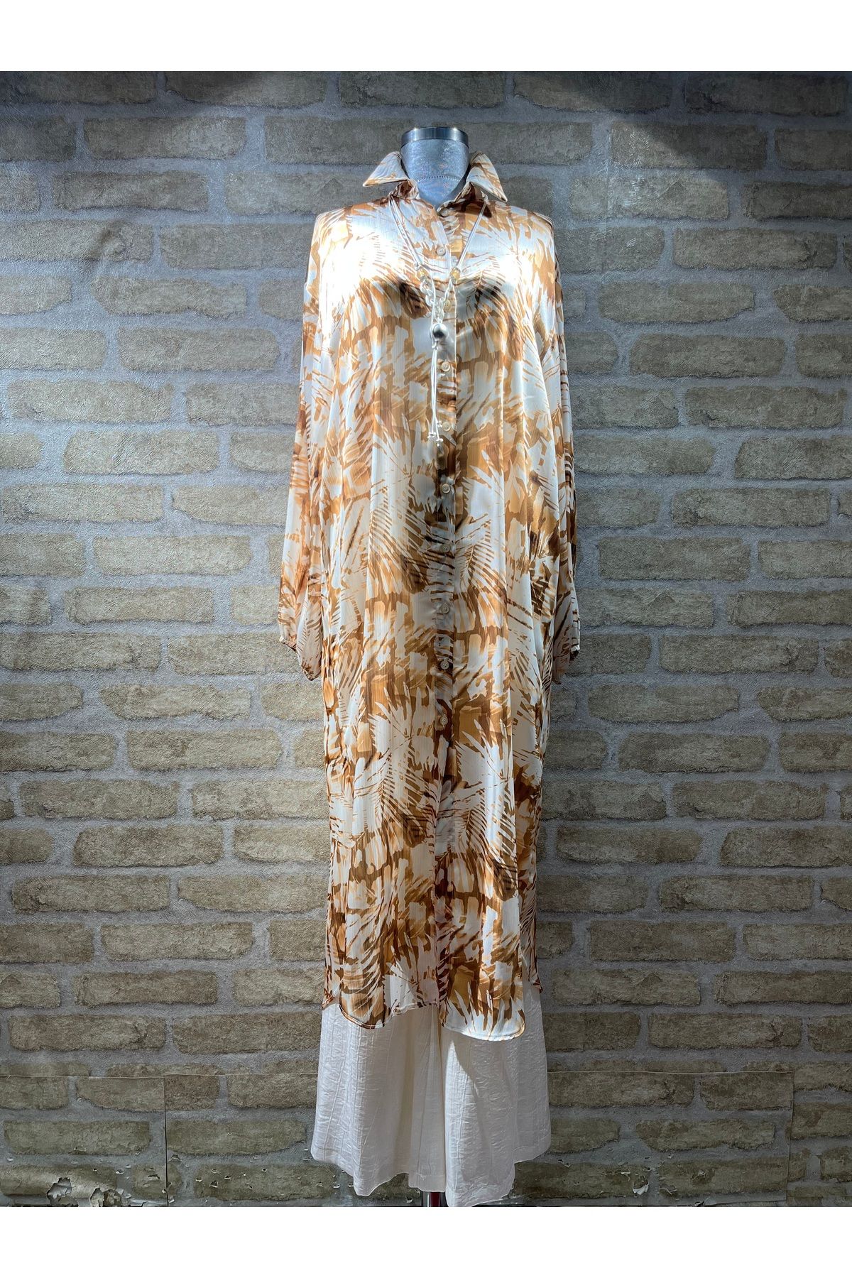 ORHAN STORE 02-2449 Uzun Gömlek Pantolon Takım