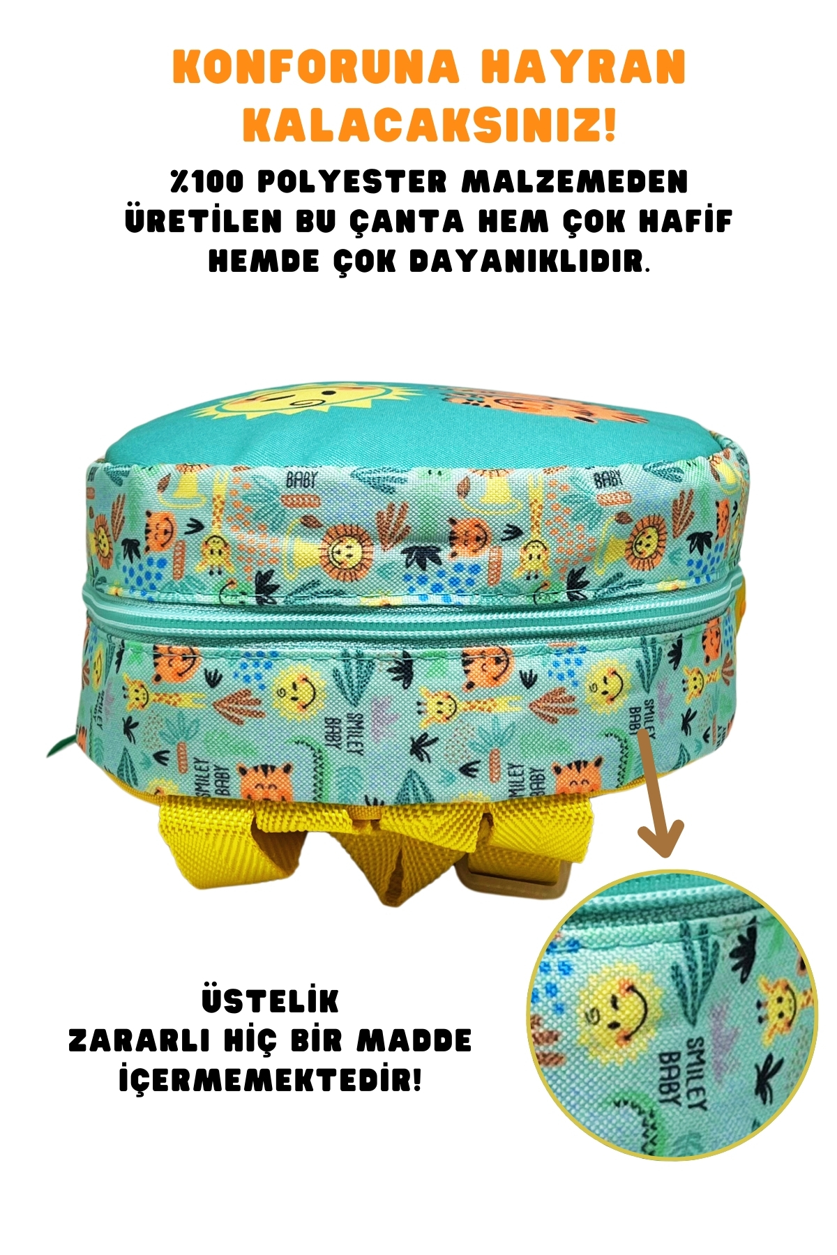 Sincap Kitap Bebek Üniversitesi Hikayeli İlk Kavramlarım 4'lü Set+Hediye Smiley Baby Yırtıcı Anaokul Çanta fotoğrafı 6 (önizleme)