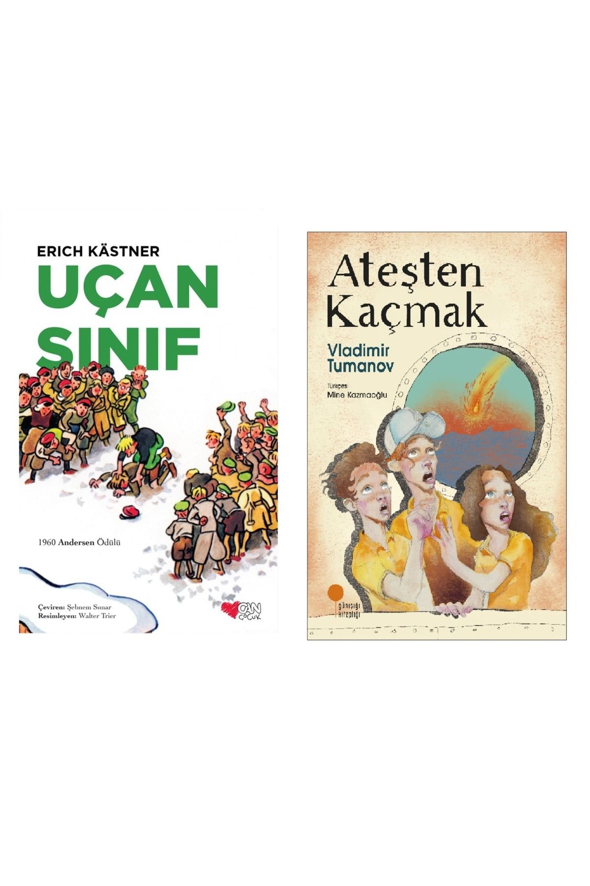 Günışığı Kitaplığı Uçan Sınıf & Ateşten Kaçmak ( 2 Li Set ) Günışığı Kitaplığı