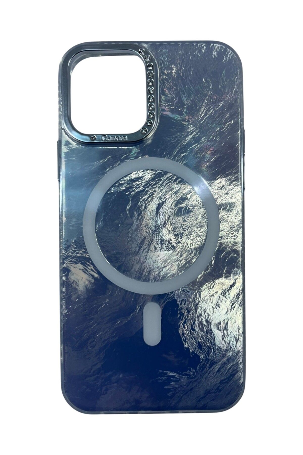 Di Aksesuar iPhone 12 Beyaz Marble Kılıf