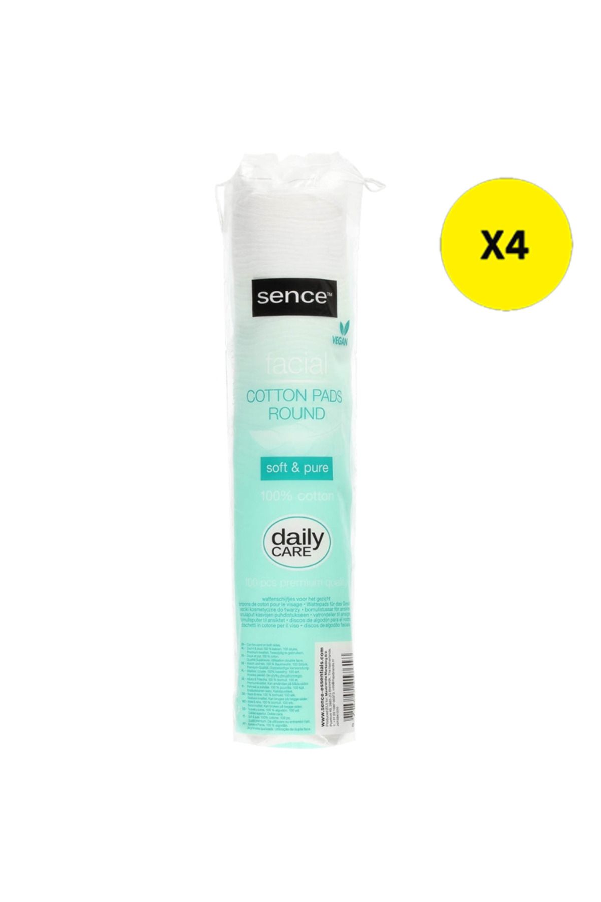 SENCE X4-sence Dischete Demachiante 100buc Ingrijire Zilnic - One Size