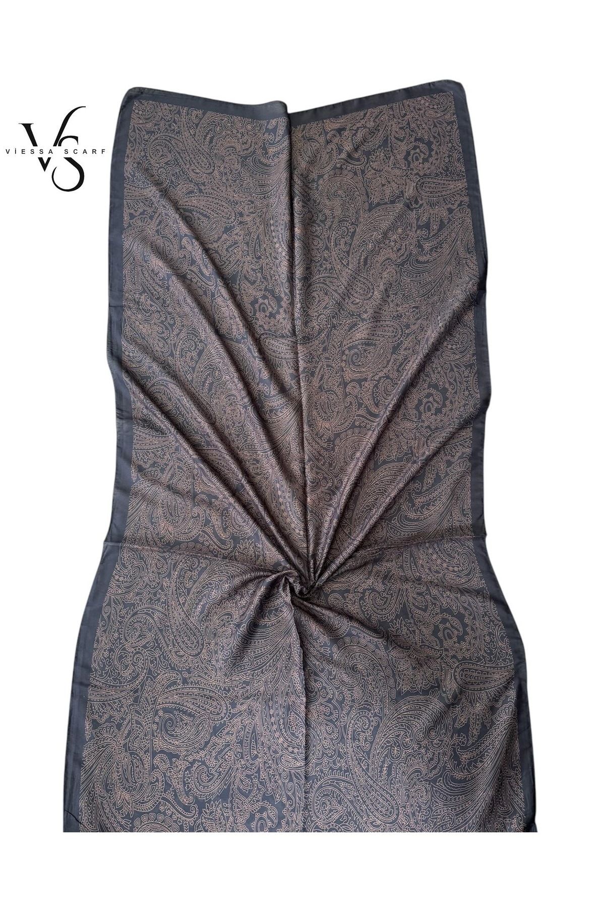VİESSA SCARF ÇİZİM DESEN ETNİK ŞAL