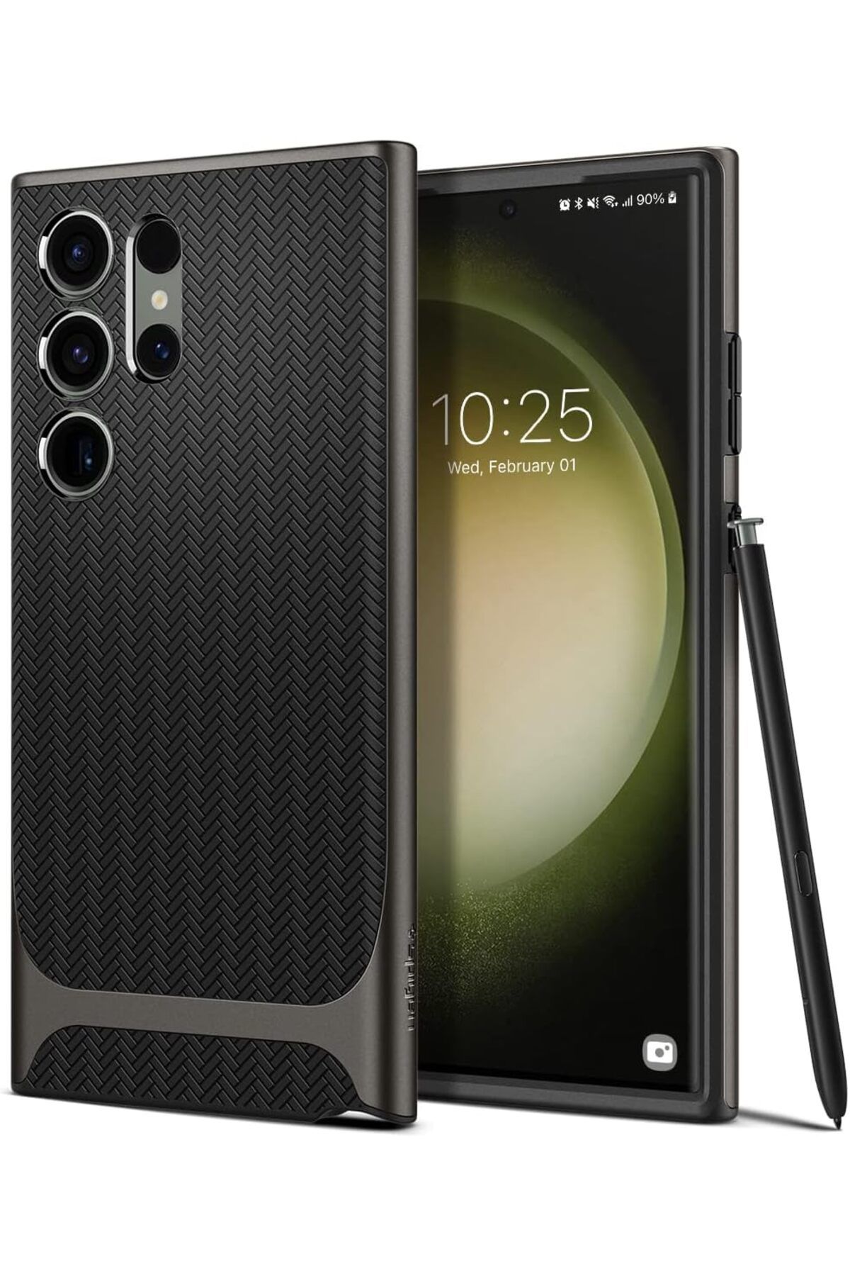 ÇAĞUR Eser Galaxy S23 Ultra Kılıf Neo Hybrid Gunmetal - ACS05627 shop 1117038