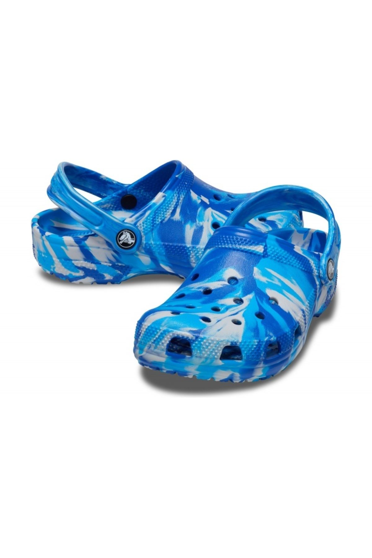 Crocs Marbled Clog, Blue Bolt/Multi