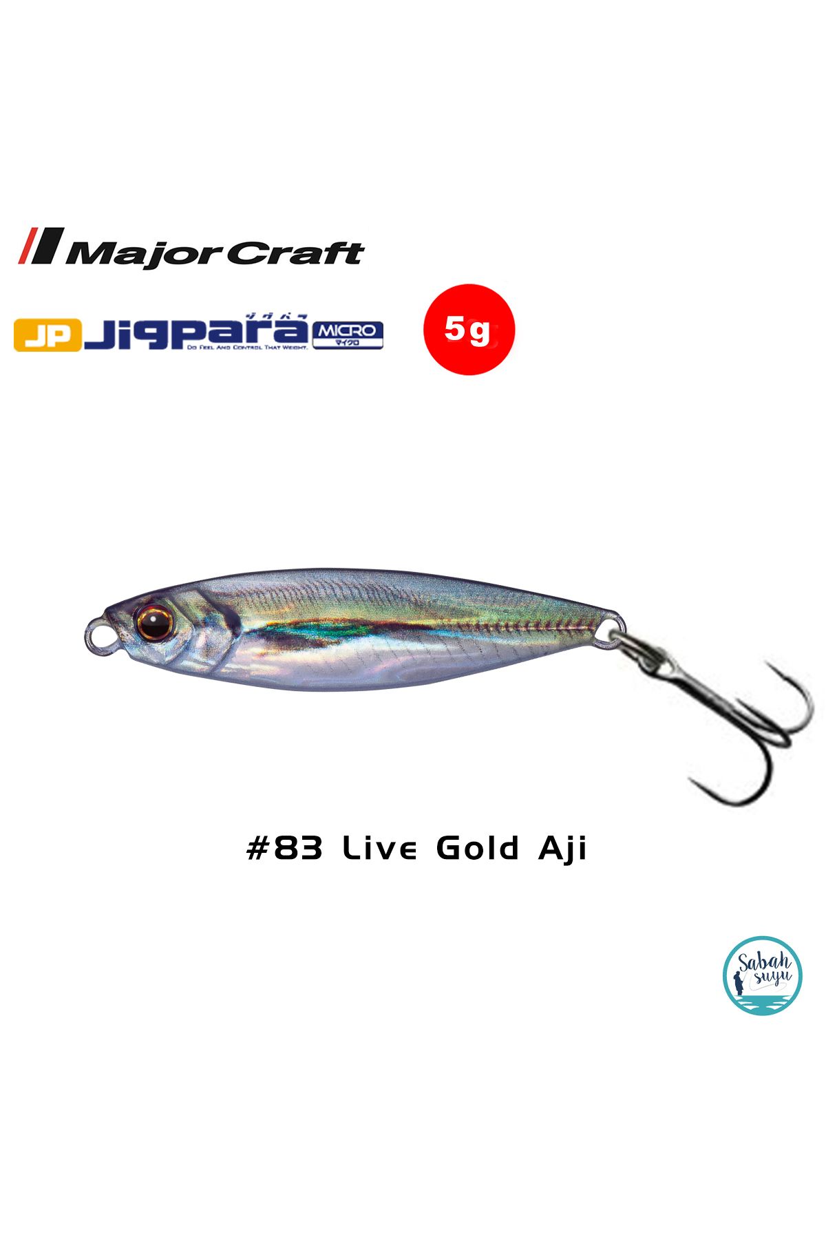 MAJOR CRAFT Jigpara Micro JPM-5gr 35mm #83 Live Gold Aji