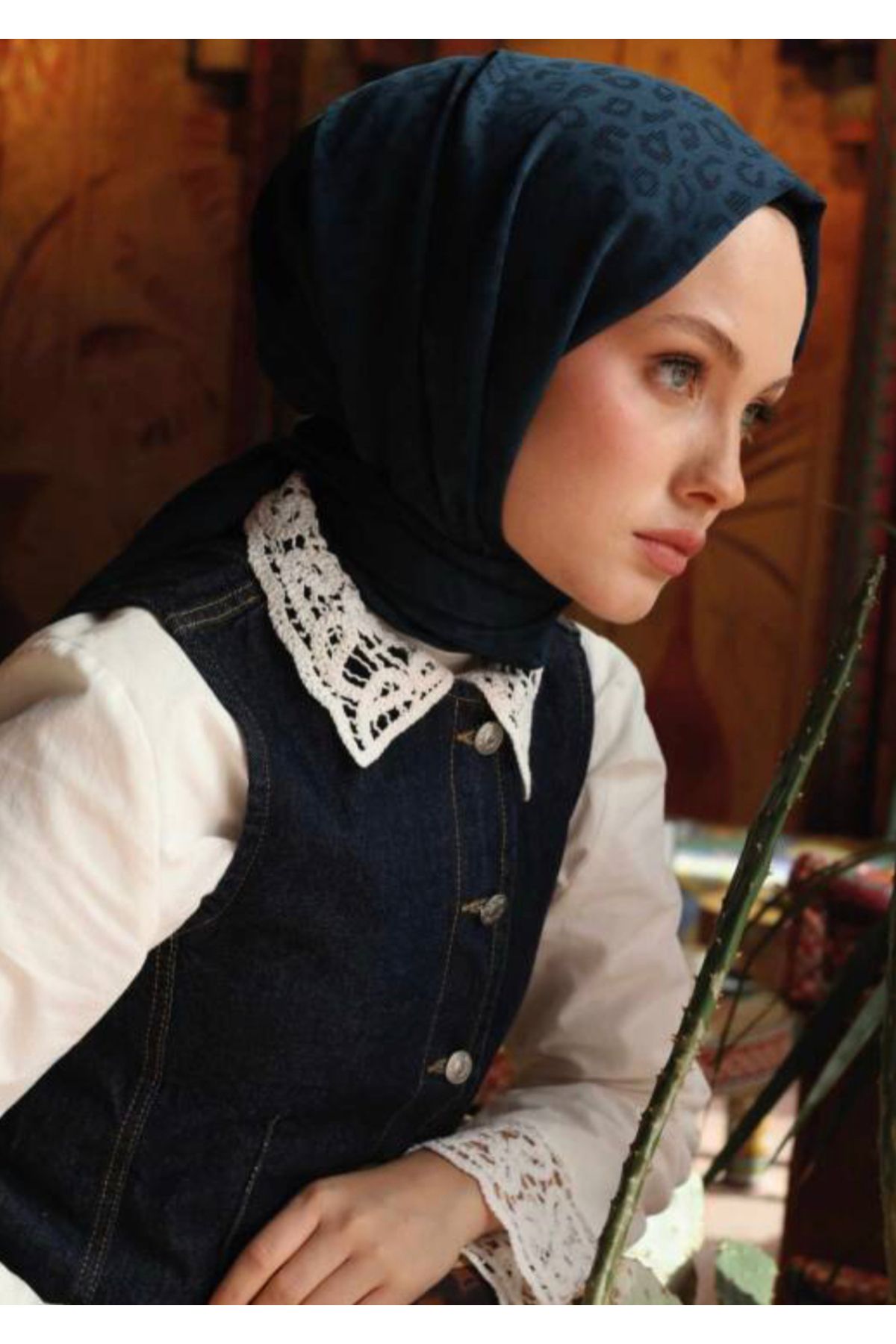 VALOR Leopar Desen Valor Scarf Şal