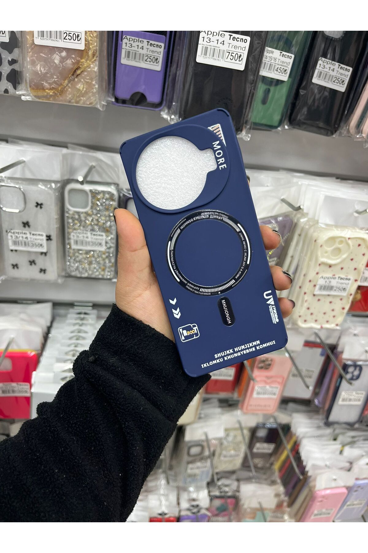 TECNOTREND Tecno Camon 30 Pro 5g Uyumlu Magsafe Görünümlü Desenli Silikon Kapak