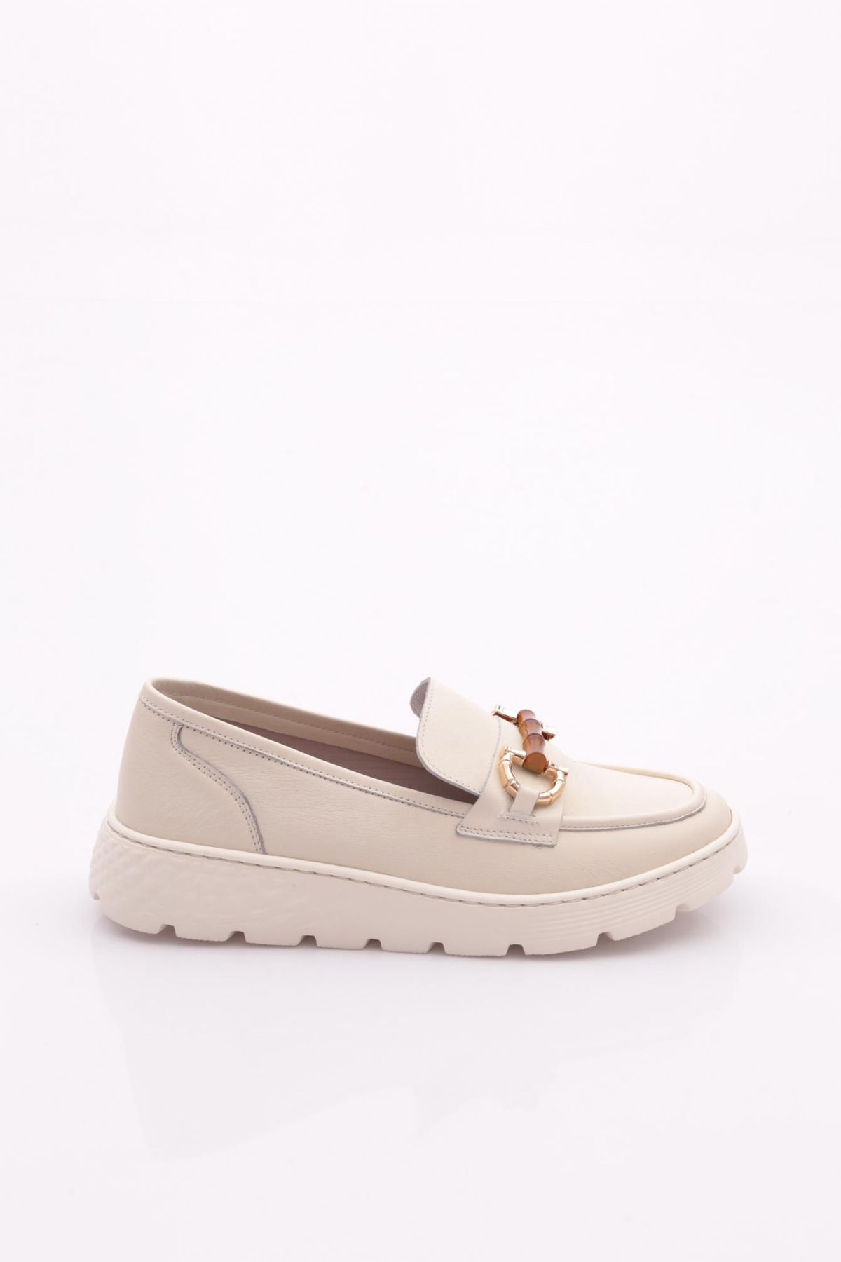 DGN 25215 Kadin Aksesuarli Loafer Ayakkabı