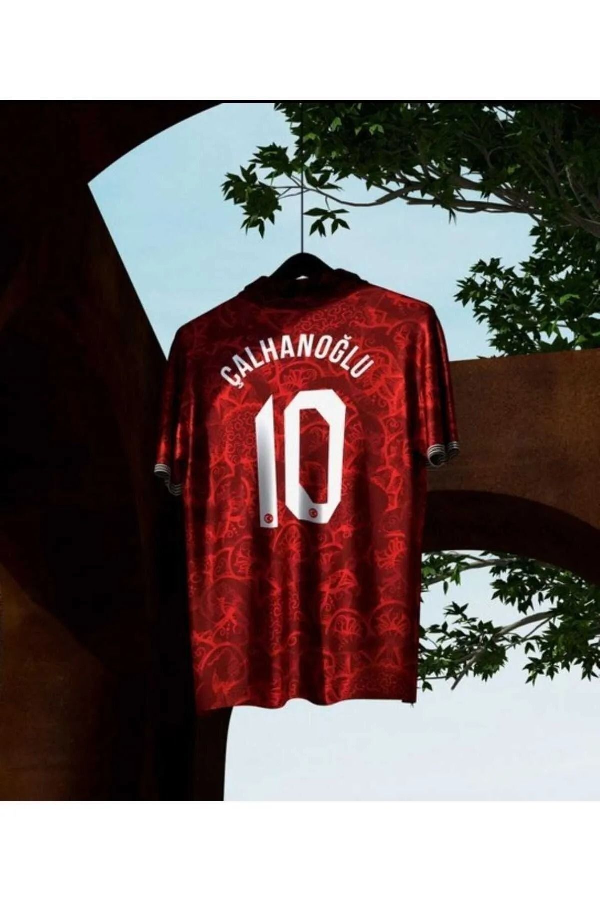 jabuka Türkiye 2024 Hakan Çalhanoğlu Özel Konsept Yetişkin Forması (red)
