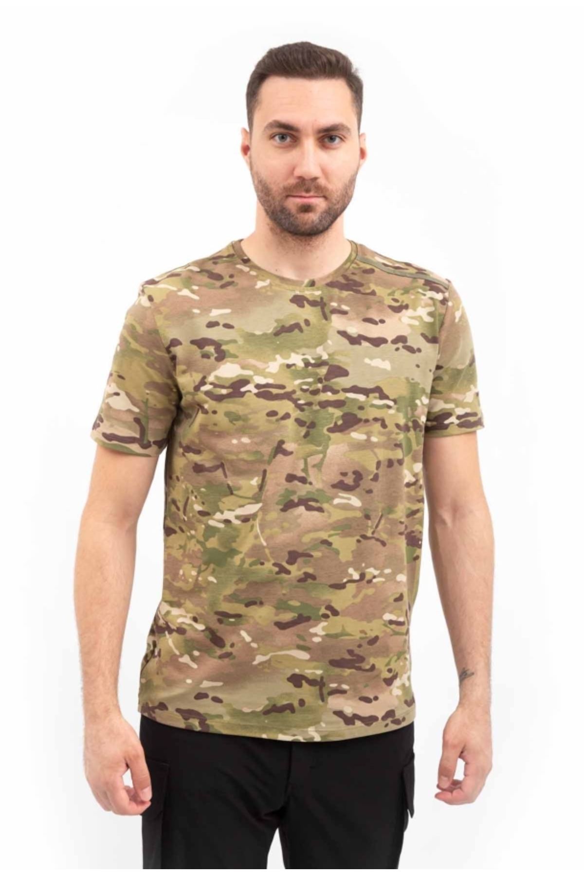 VAV WEAR Outdoor T-shirt Günlük Pamuklu Basic Erkek BASETI03
