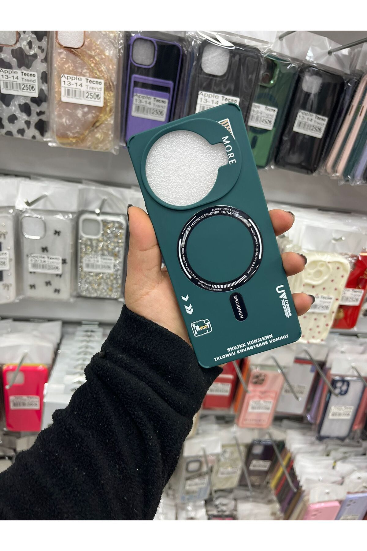 TECNOTREND Tecno Camon 30 Pro 5g Uyumlu Magsafe Görünümlü Desenli Silikon Kapak