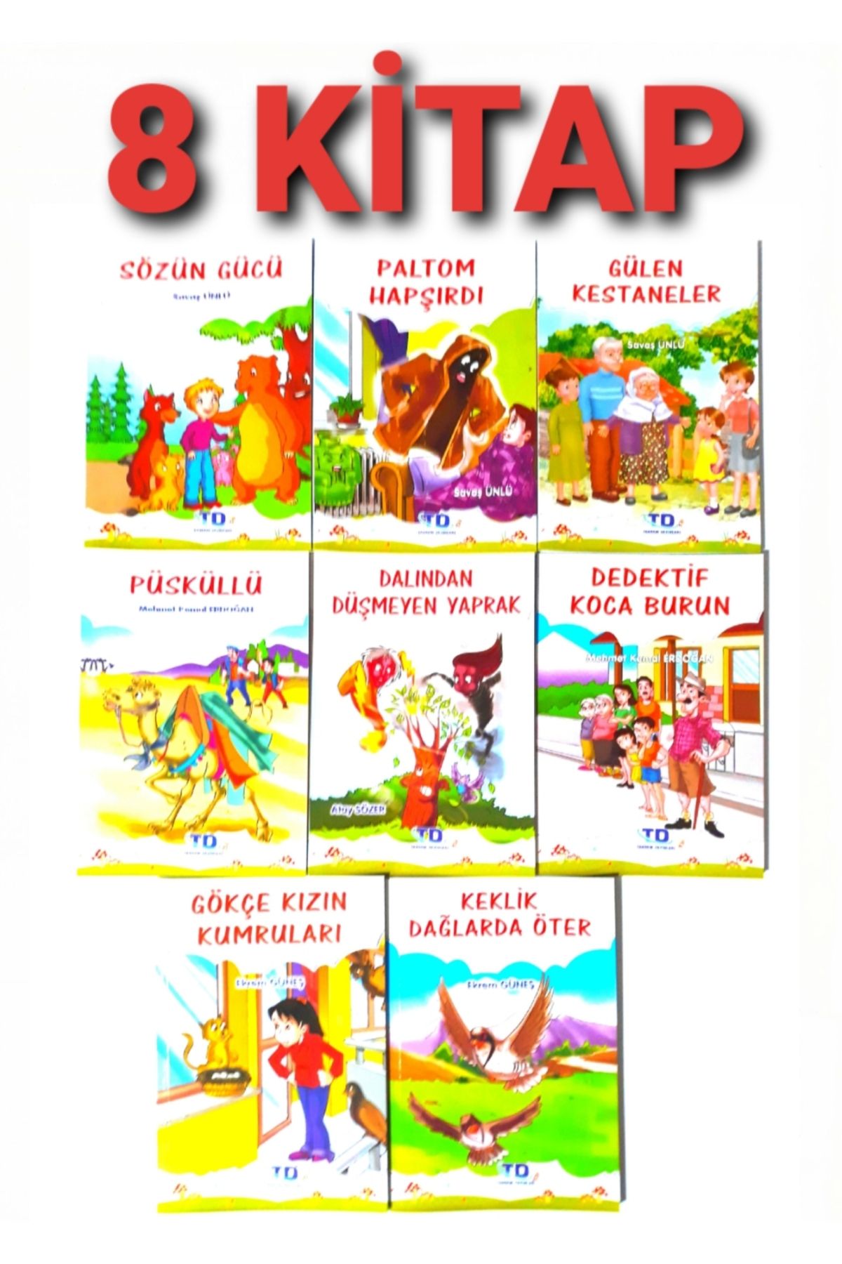 yuka yayıncılık 2 Sınıf Eğitici hikayeler 8 li Set HARİKA HİKAYE KİTAPLARI HERBİRİ 64 SAYFA 8 KİTAP