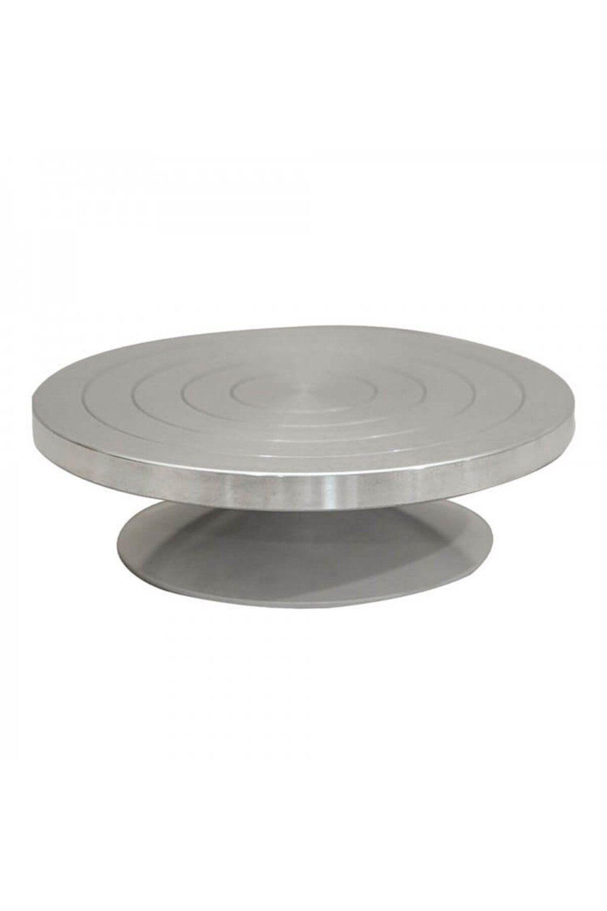 Ümraniye Hobi Sanat Metal Döküm Döner Seramik Tablası Turnet 18 cm