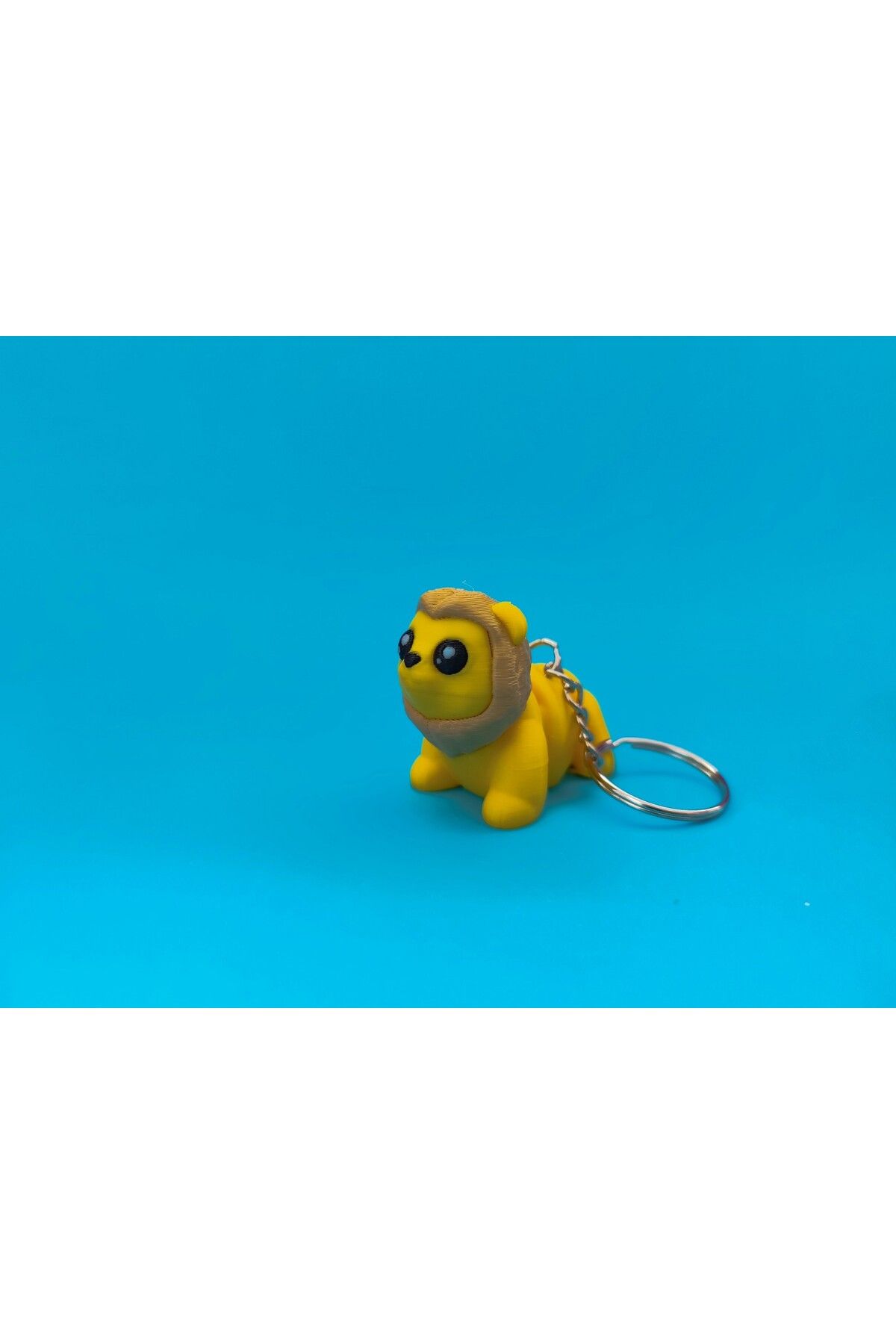 Minikbahcem Sevimli Aslan Anahtarlık – 3D Baskı Özel Tasarım