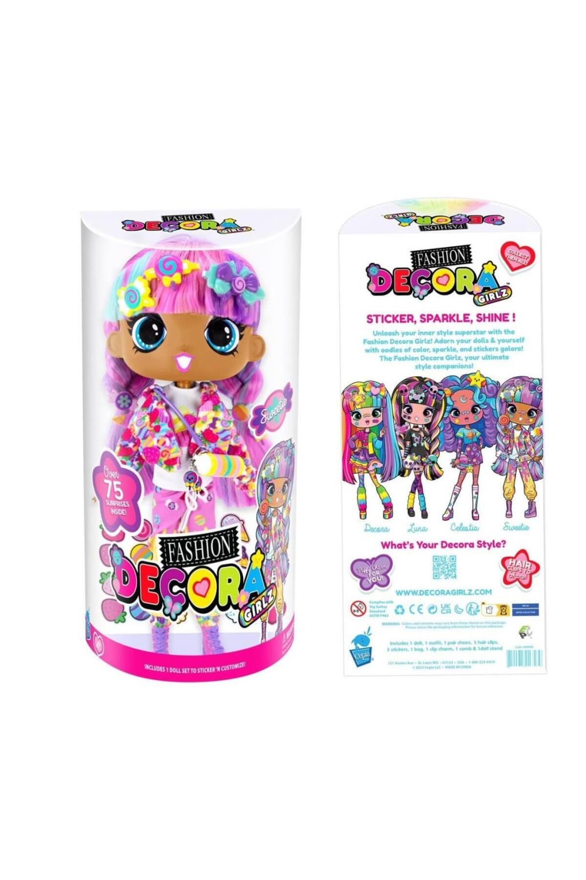 Skygo CEP D1001 Decora Girlz 28 cm Büyük Moda Bebek - Asorti