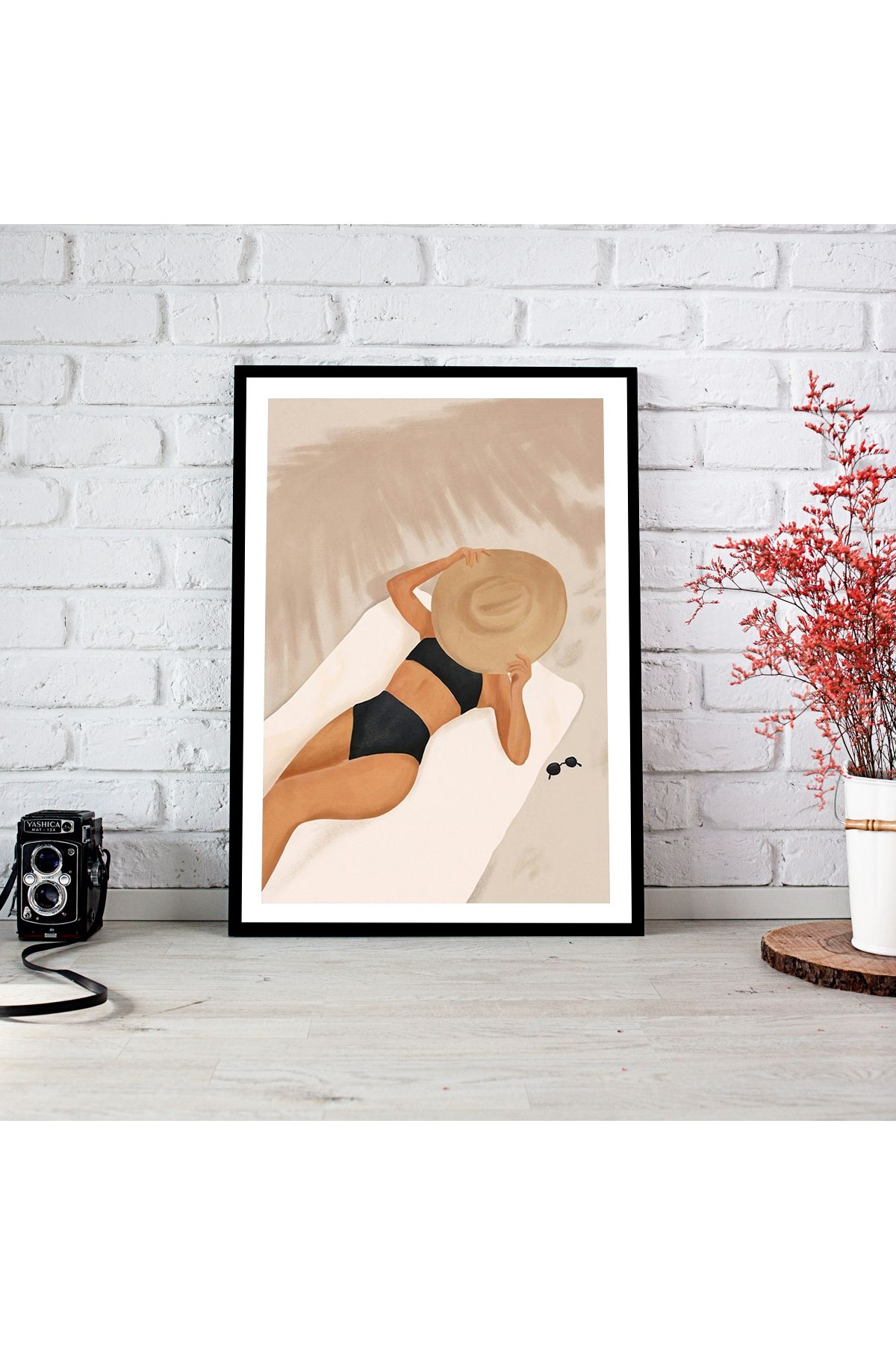 woodsia Çerçeve Görünümlü Çerçevesiz MDF Poster Tablo MDF_TEK1190