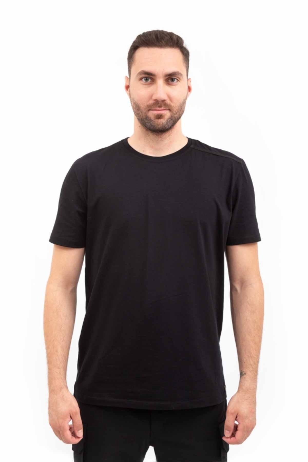 VAV WEAR Outdoor T-shirt Günlük Pamuklu Basic Erkek BASETI03