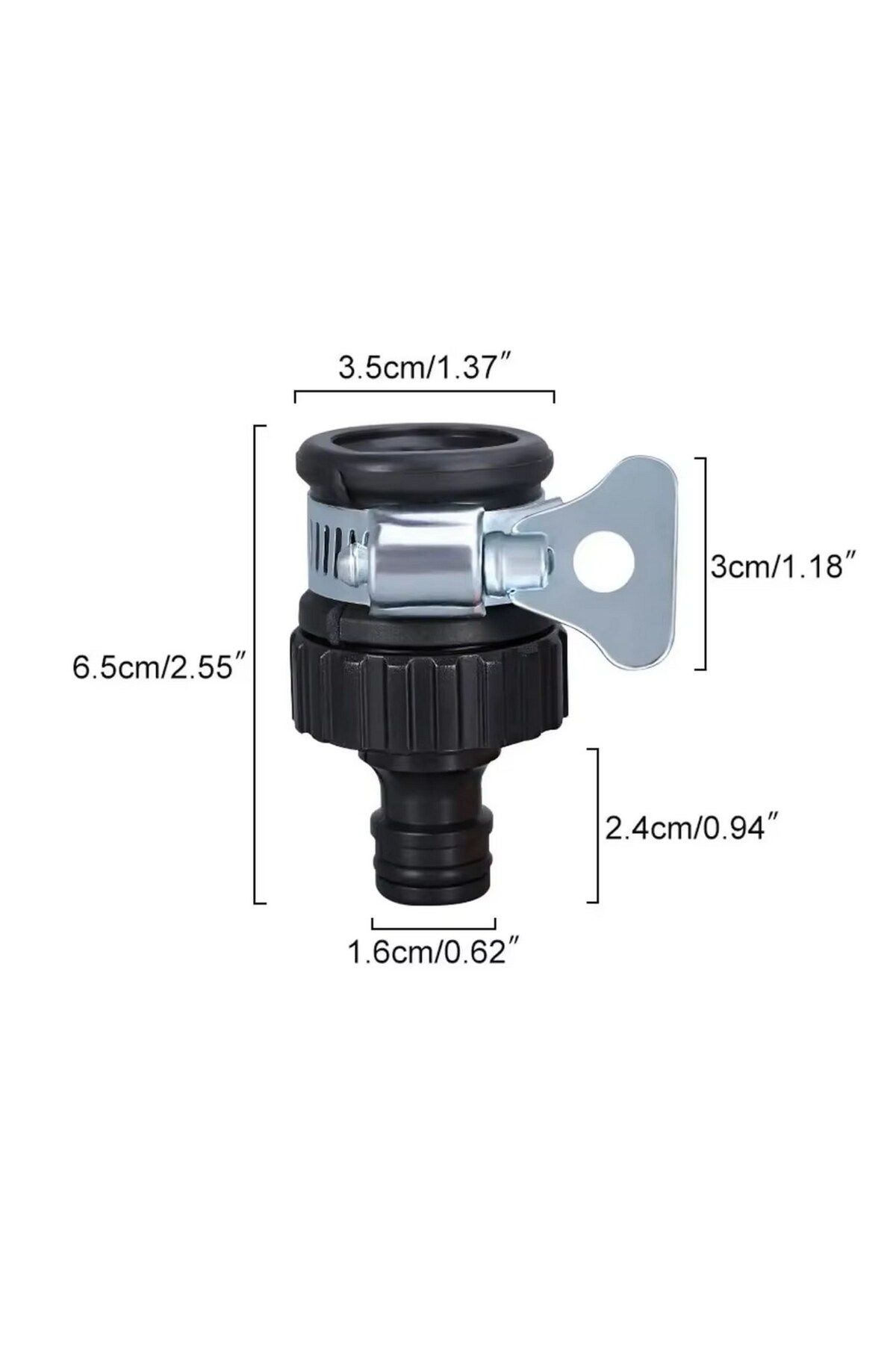 Neler Geldi Neler-1Pc Clamp-On Faucet Adapter Faucet Head Faucet Connector Faucet End 4