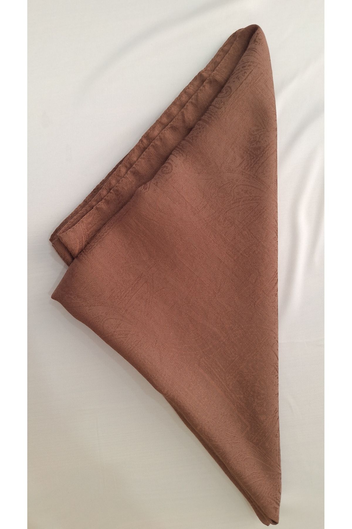 Lavena scarfs Etnik Monogram Safir Şal - Soğan Kabuğu