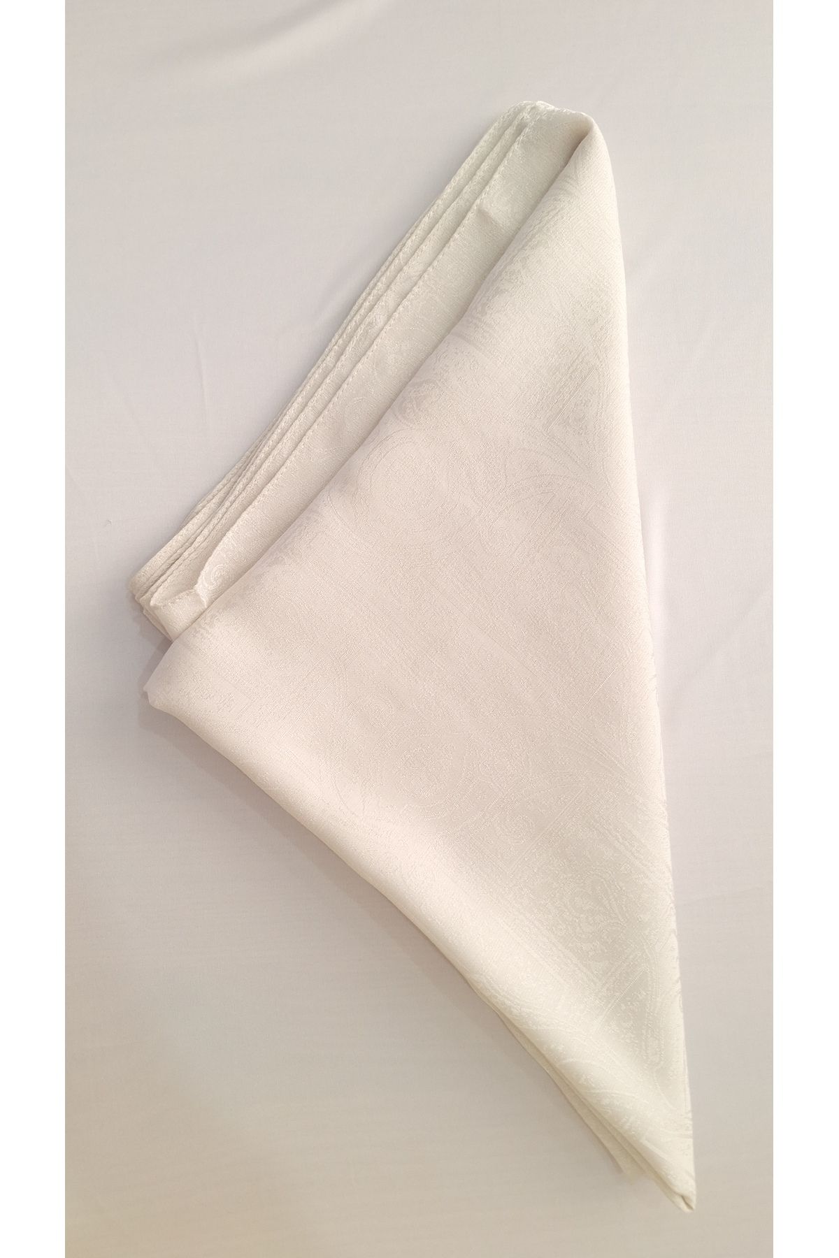 Lavena scarfs Etnik Monogram Safir Şal - Krem