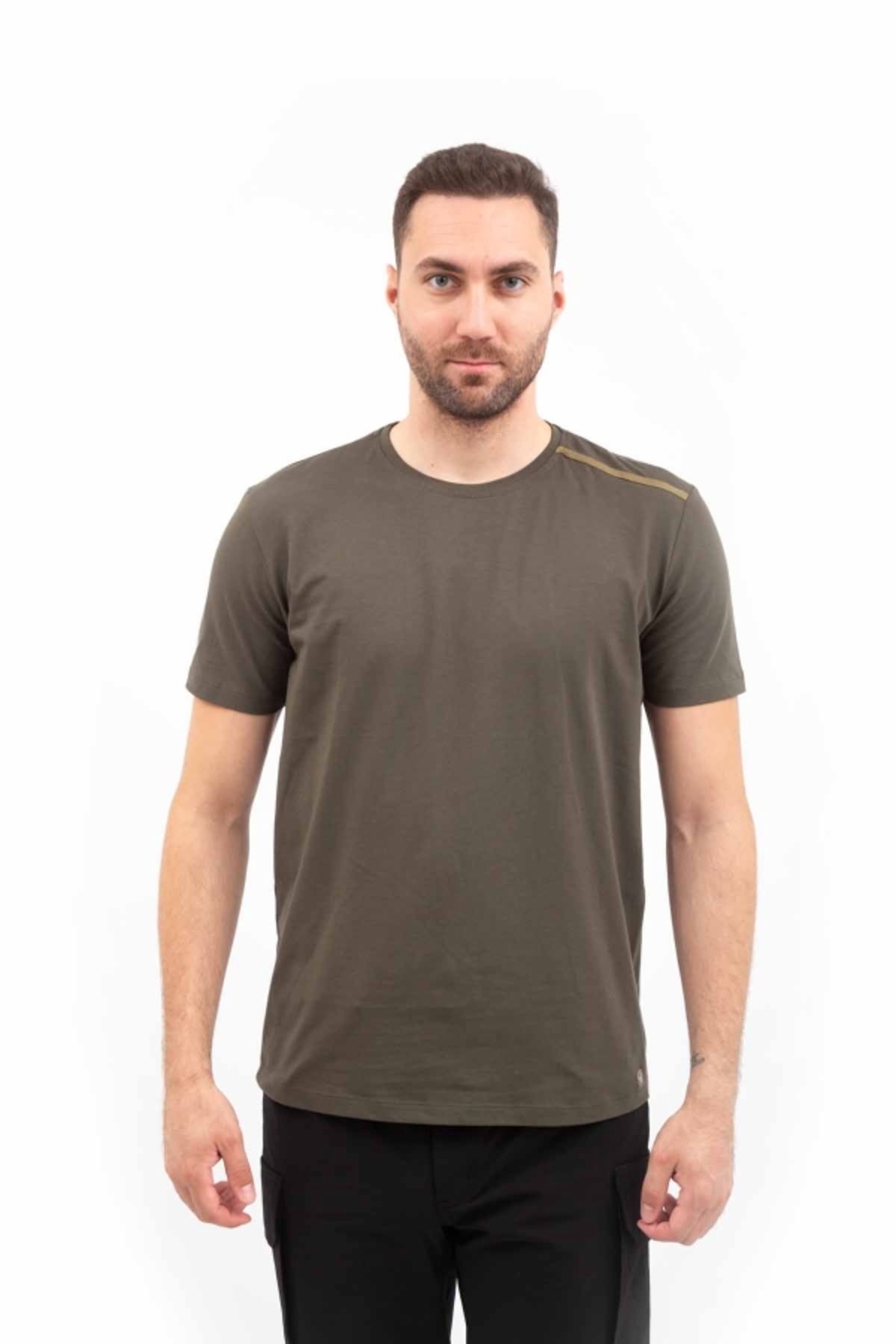 VAV WEAR Outdoor T-shirt Günlük Pamuklu Basic Erkek BASETI03