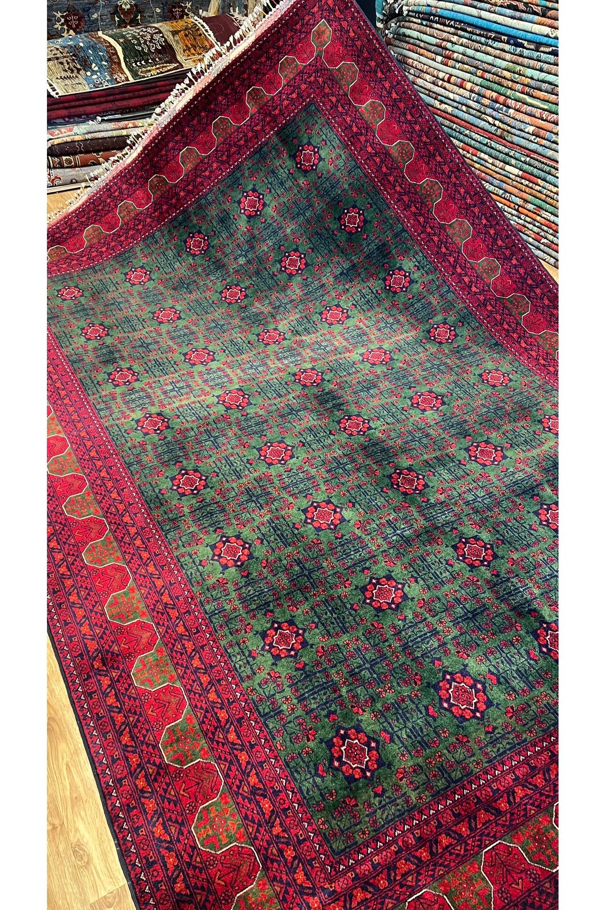 Turkmen Rug El dokuma Afgan halısı