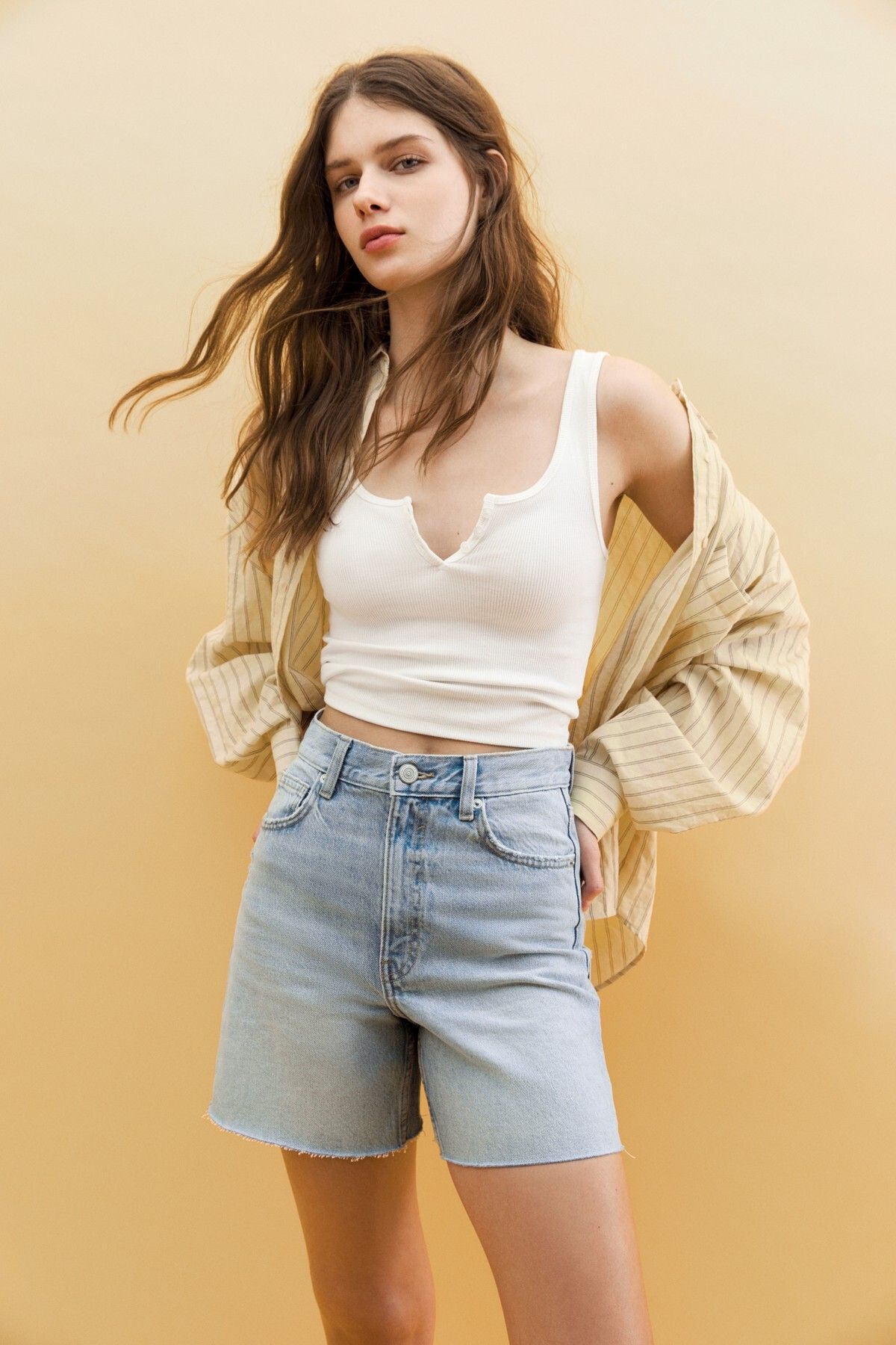 Pull & Bear Denim bermuda
