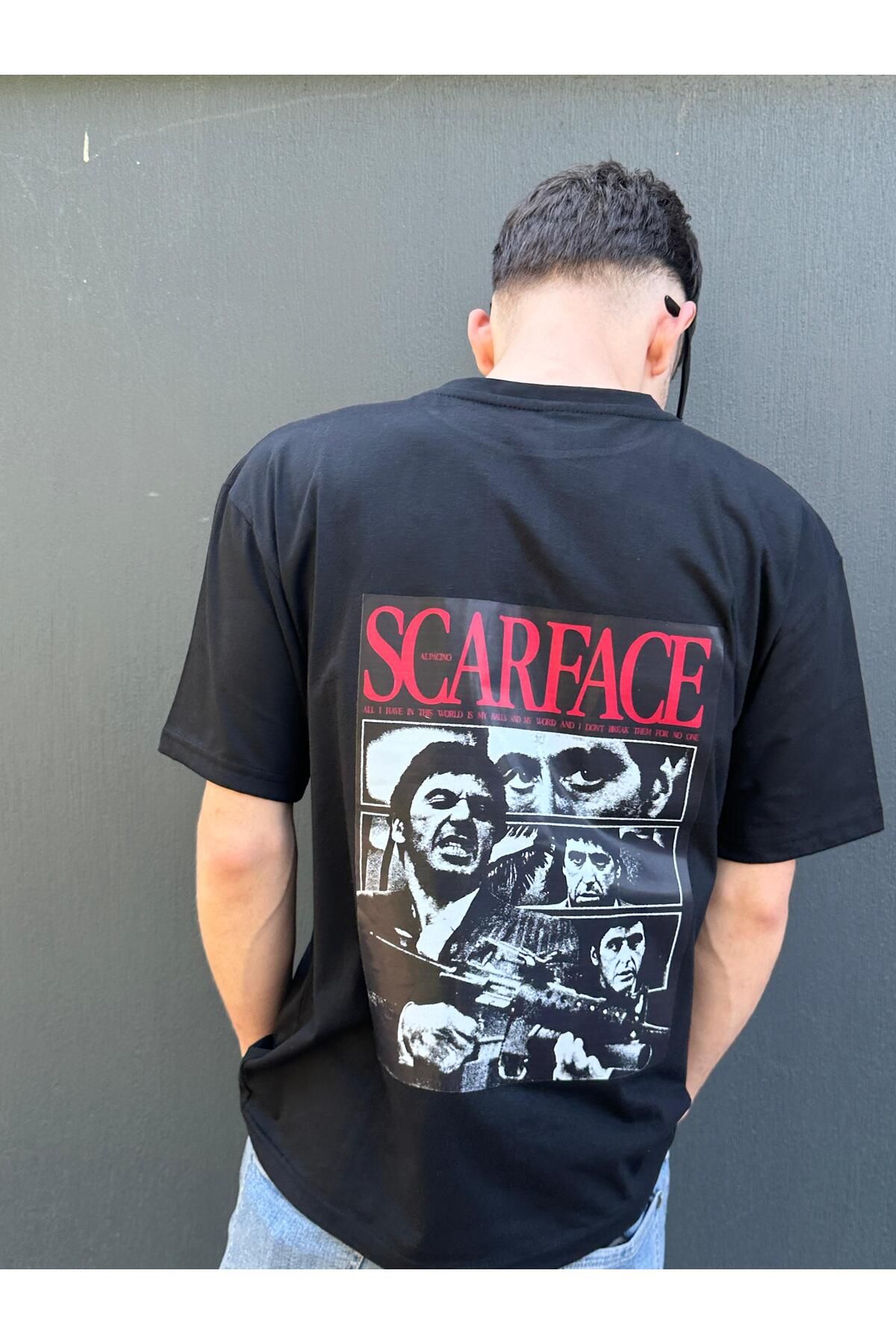 lesage Scarface Baskılı Tişört