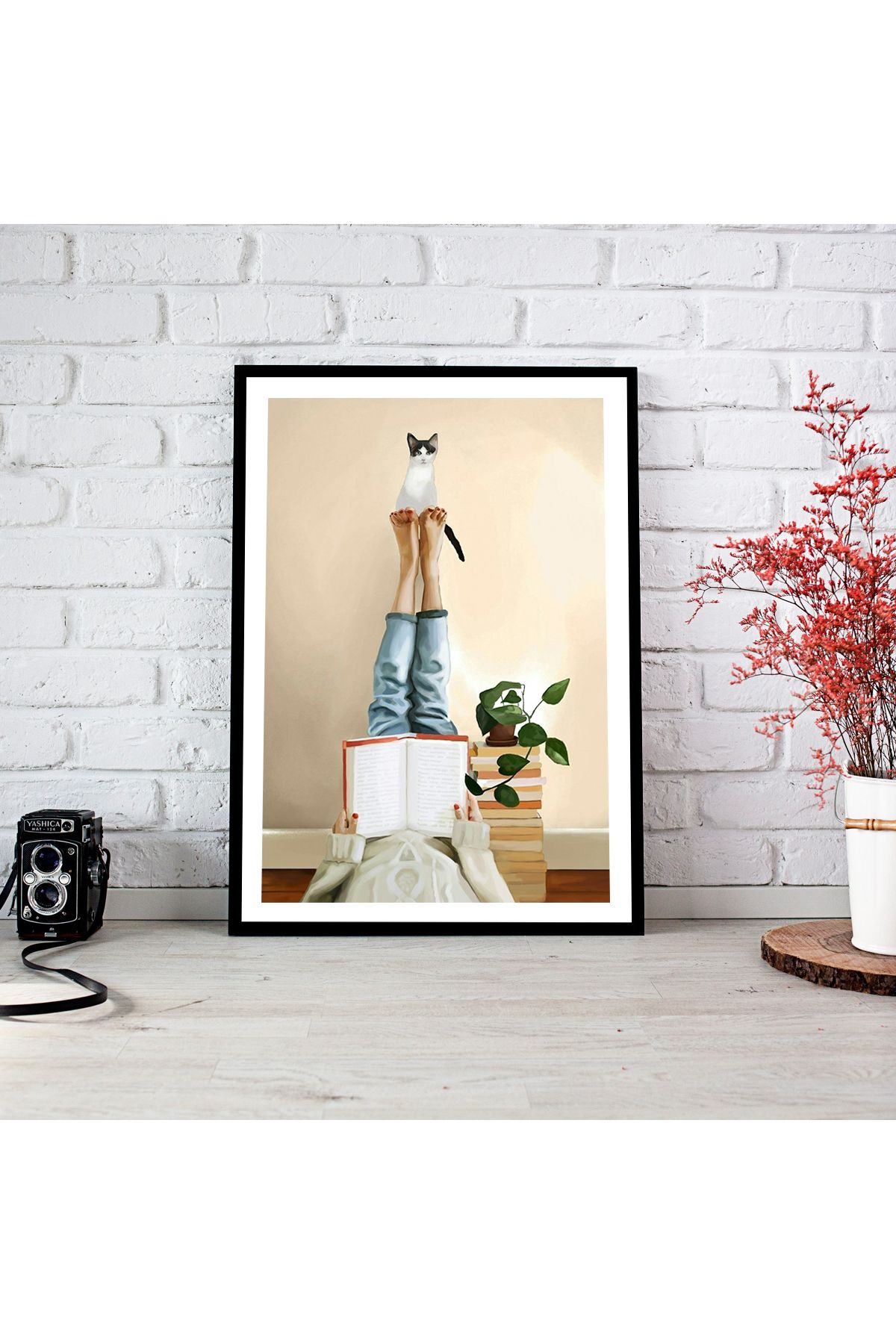 woodsia Çerçeve Görünümlü Çerçevesiz MDF Poster Tablo MDF_TEK1195