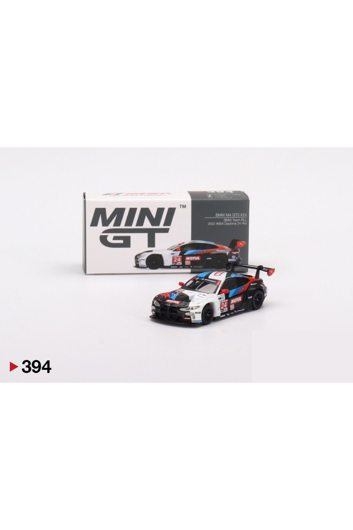 mini gt 1/64 194 BMW M4 GT3 #24 2022 IMSA Daytona 24 Hrs