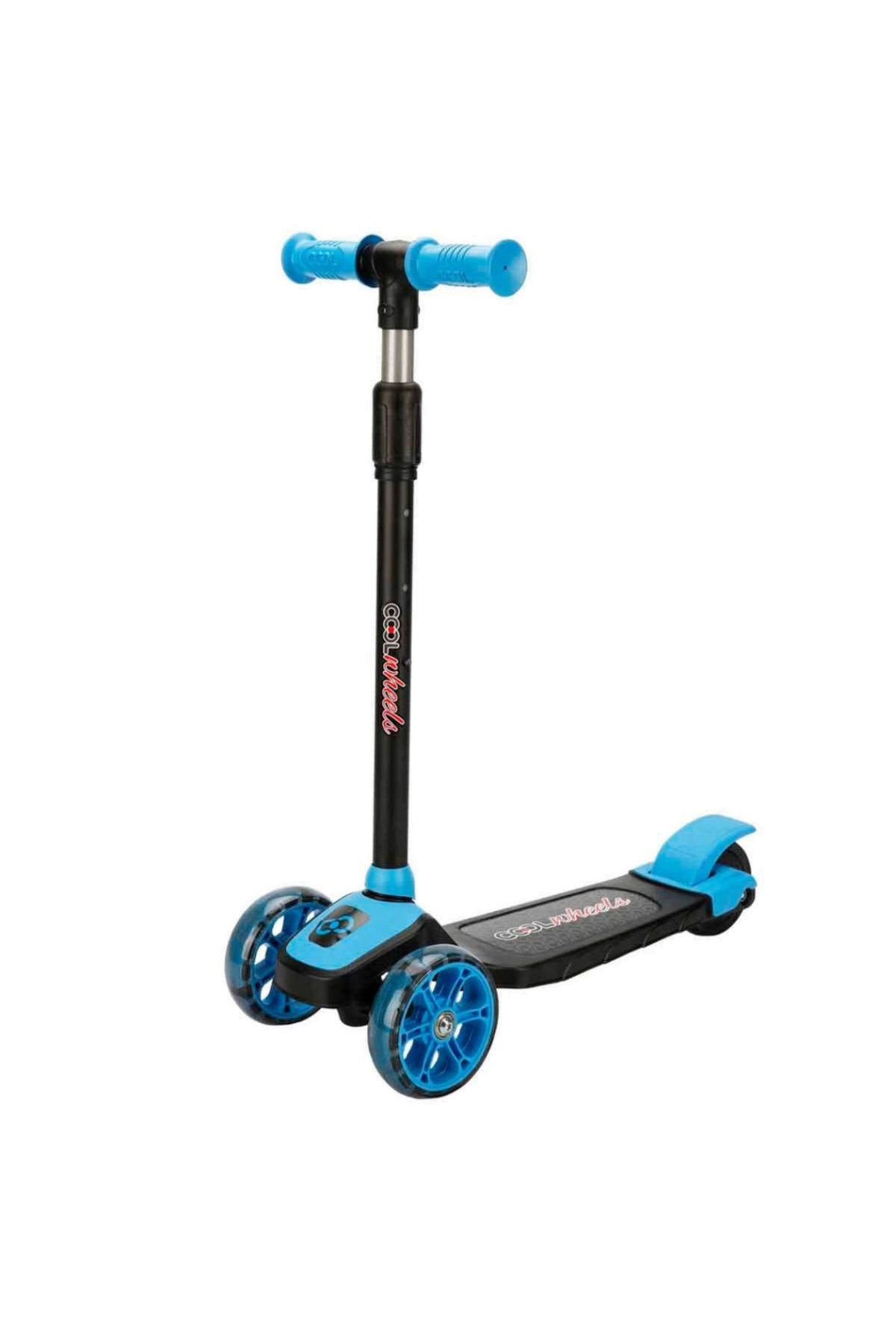 Skygo Twist 3 Tekerlekli Işıklı Scooter Mavi