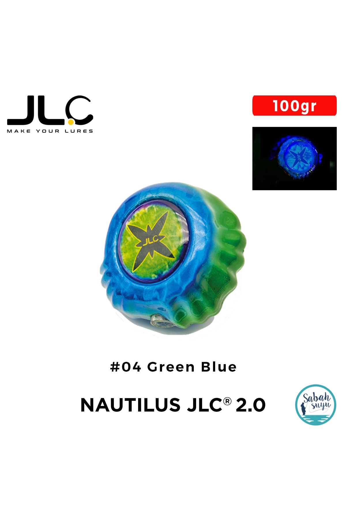 JLC Nautilus 2.0 Tai Rubber Kafa 100gr #04 Green Blue