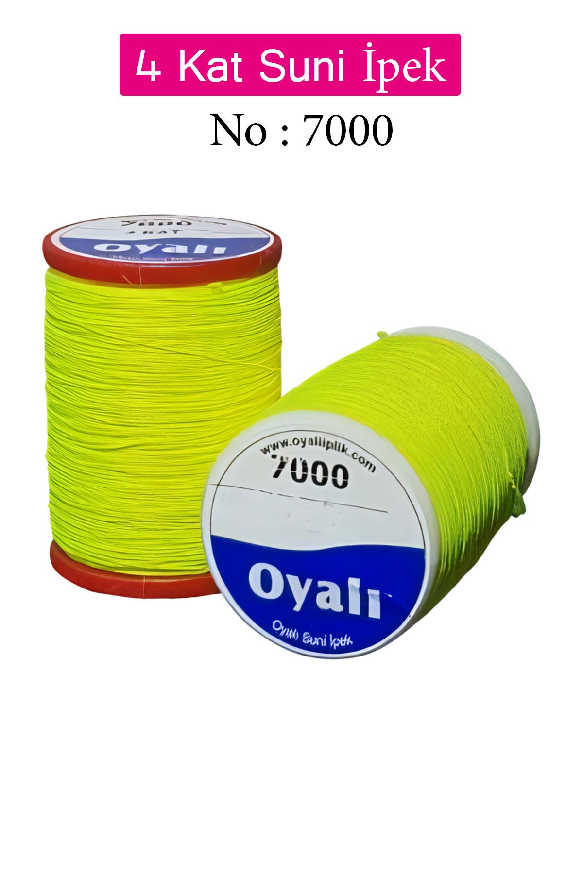 Royaleks Oyalı 4 Kat Suni İpek İplik İğne Oyası Boncuk İpi Tığ Oyası No:7000
