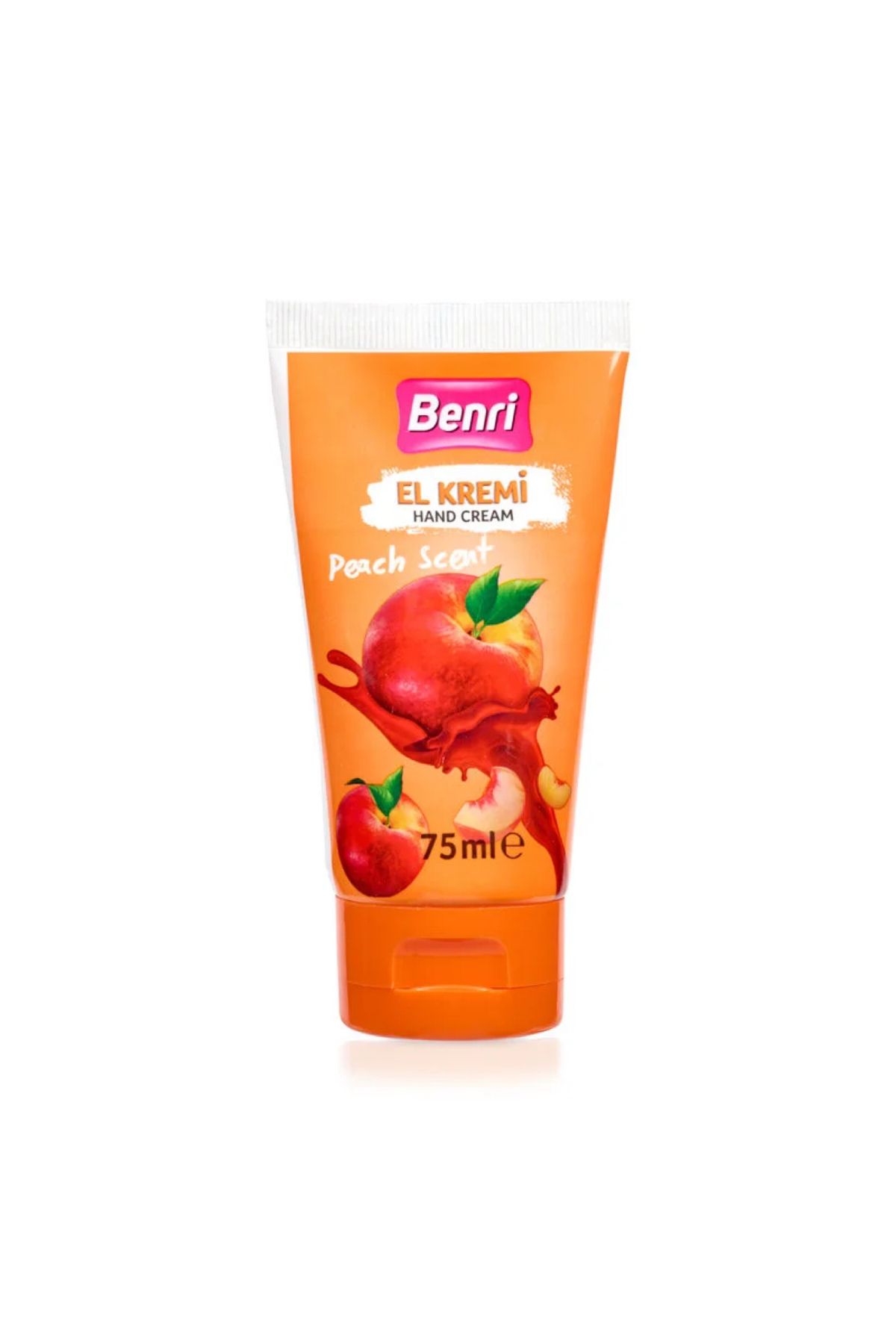 Benri Peach Scent El Kremi Tüp 75ml - Şeftali Kokulu