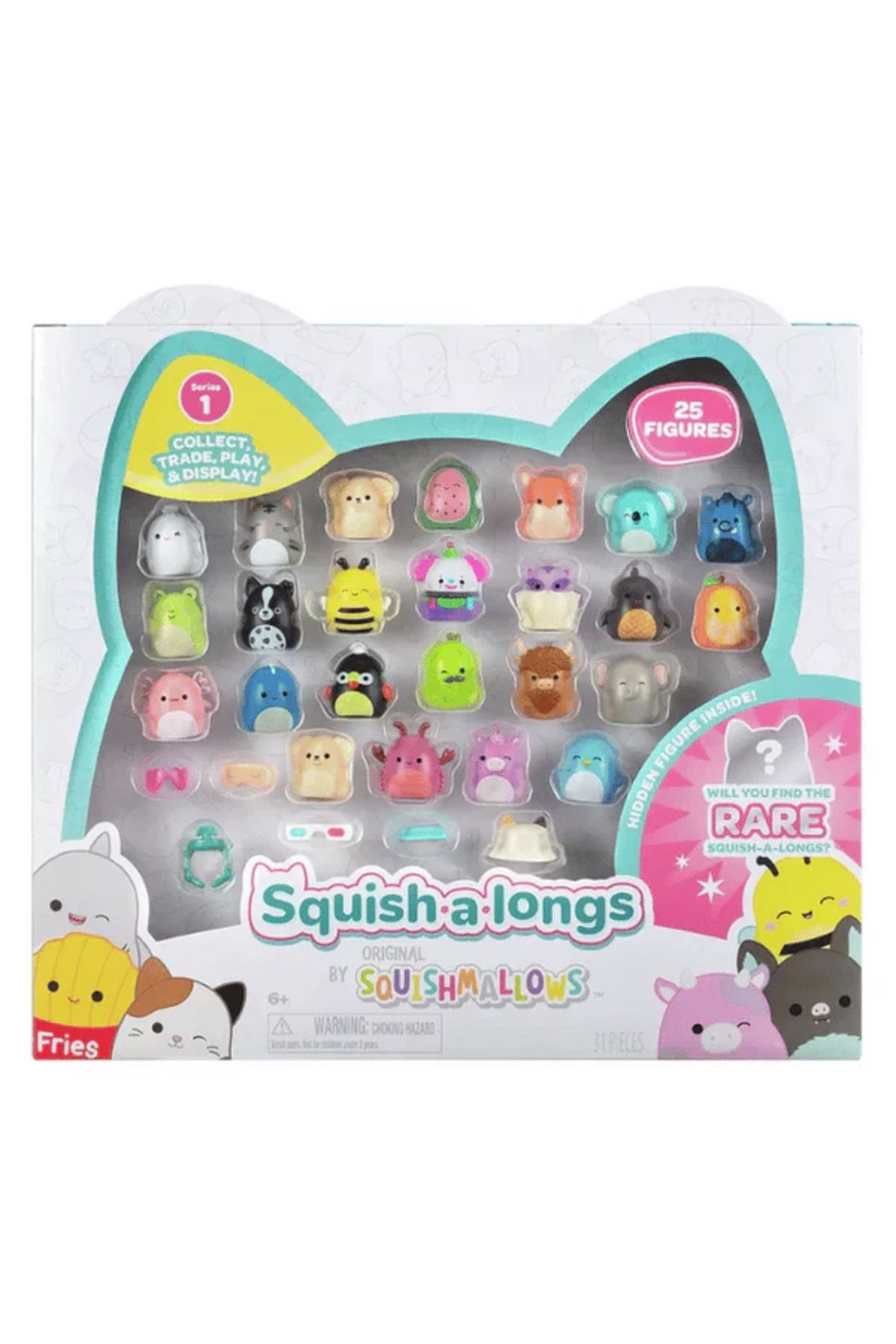 Squishmallows 'tan Squish-A-longs - 25'li Paket Orginal