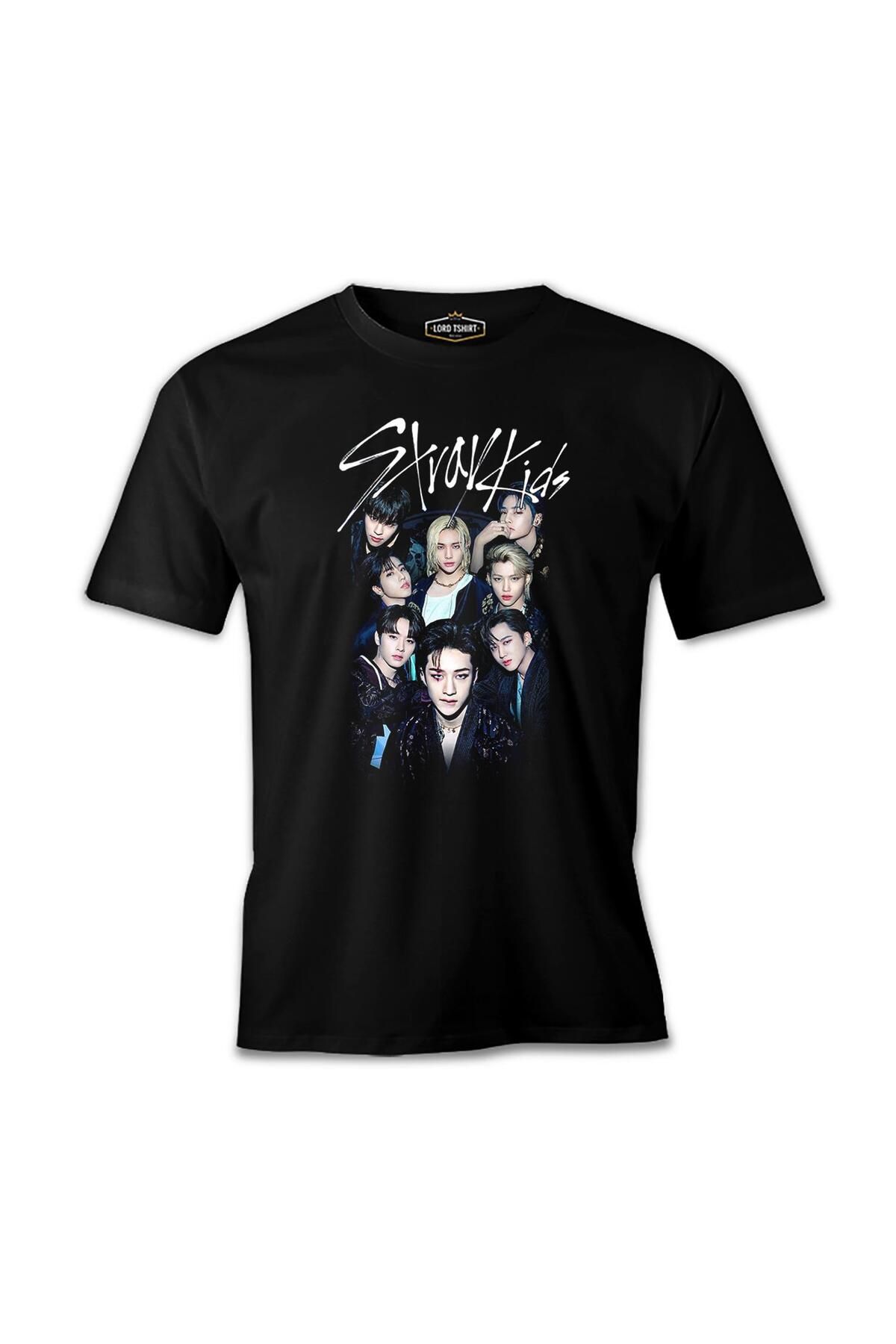 Lord T-Shirt Stray Kids - Group Siyah Erkek Tshirt