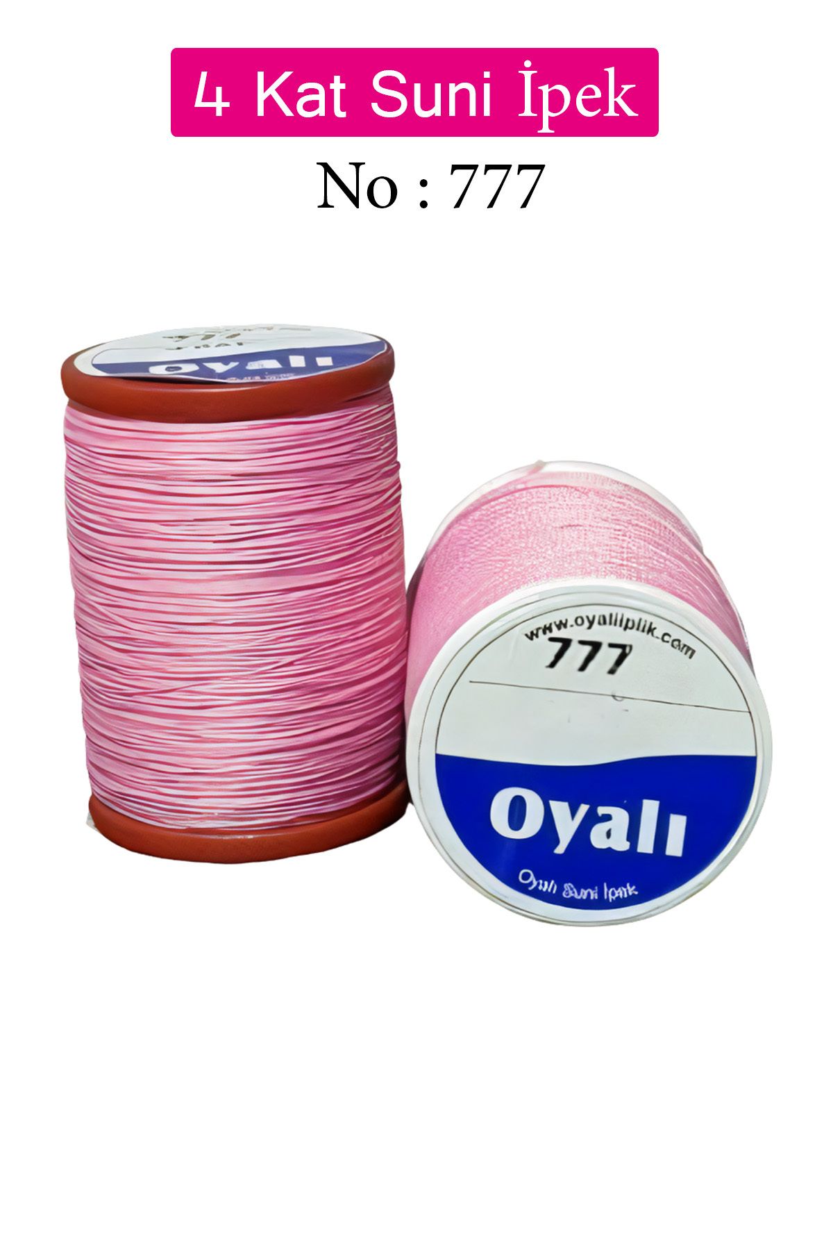 Royaleks Oyalı 4 Kat Suni İpek İplik İğne Oyası Boncuk İpi Tığ Oyası No:777