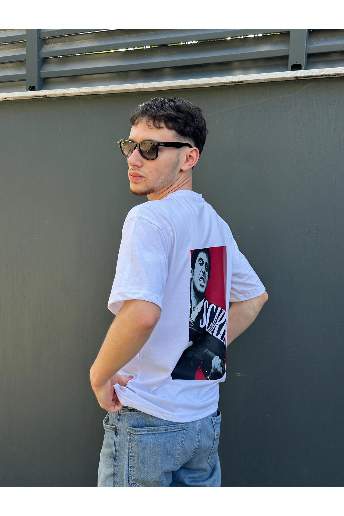 lesage Scarface Baskılı Tişört