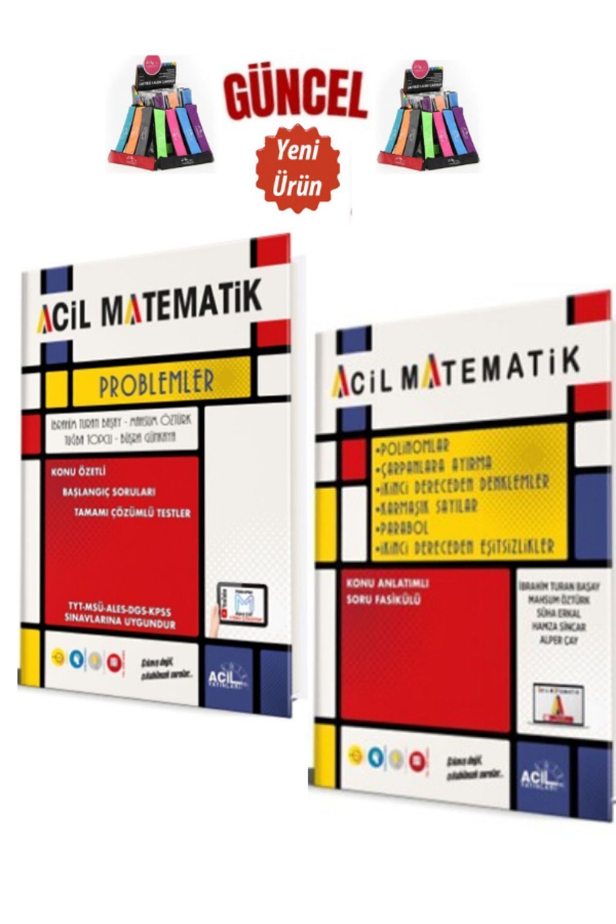 Acil Yayınları Güncel Tyt Matematik Problem-Polinom Konu Anlatımlı Fasikül Seti+Kalemlik