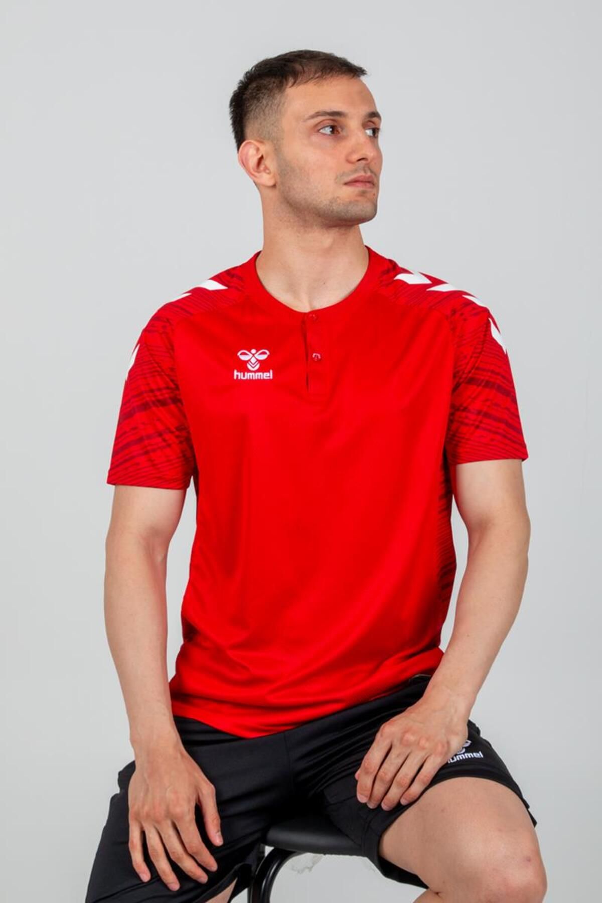 hummel Line Kamp Tişört Kırmızı