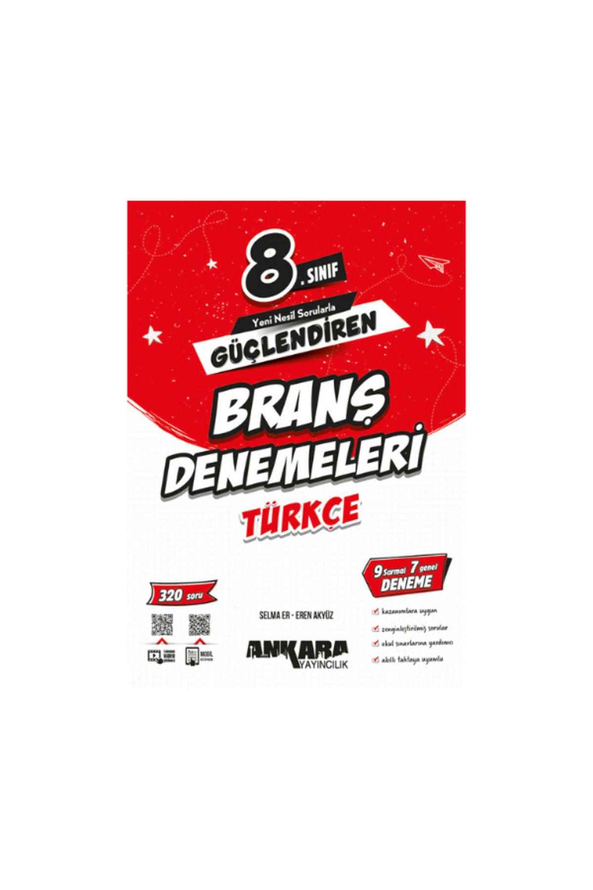 Benim Hocam Yayınları 2025 ankara yaynları lgs 8.sınıf Türkçe branş deneme