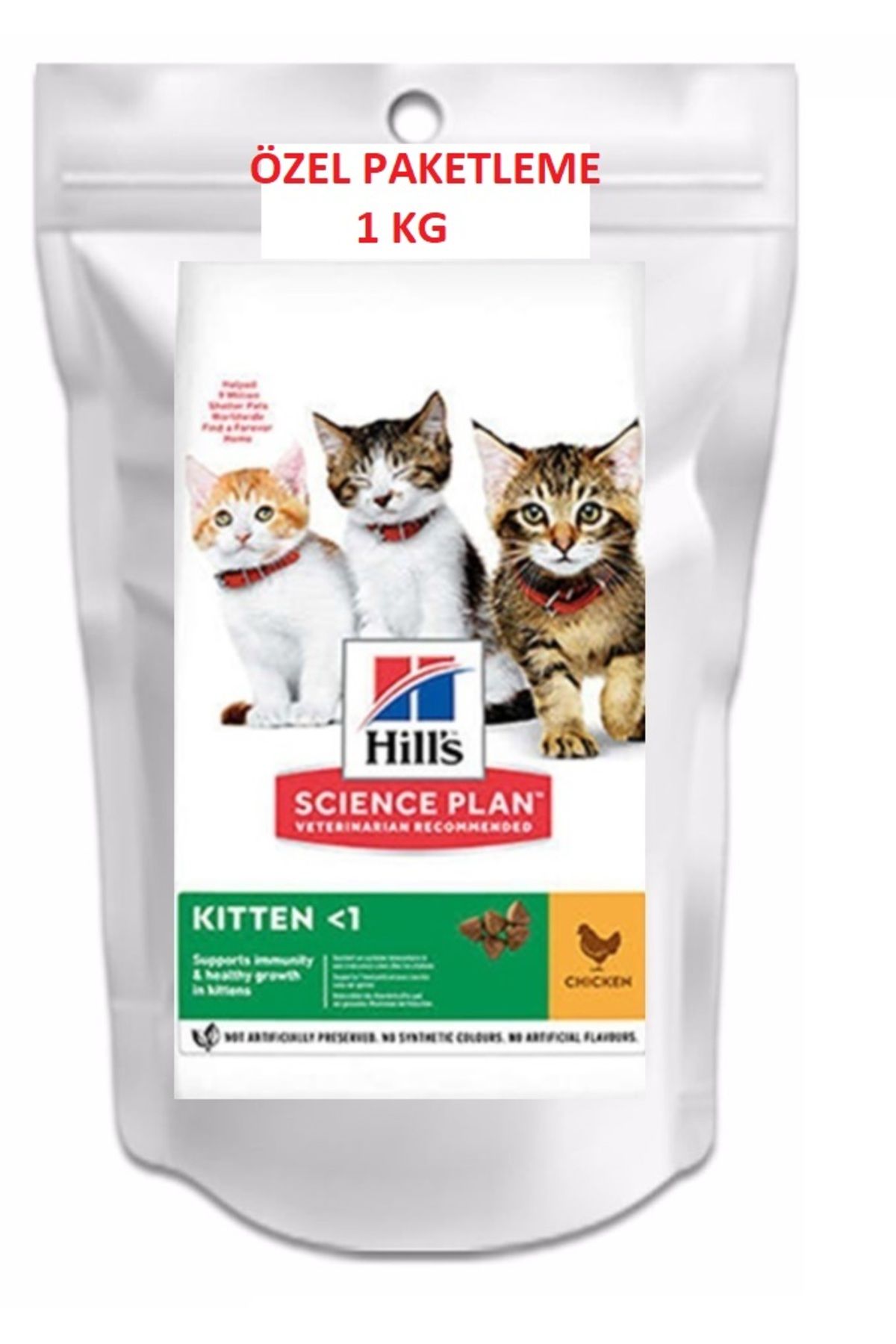 Hill's Tavuklu Kitten Kedi Maması Bolme Paket 1 kg