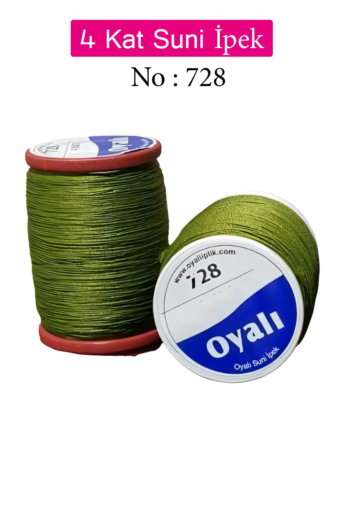 Royaleks Oyalı 4 Kat Suni İpek İplik İğne Oyası Boncuk İpi Tığ Oyası No:728