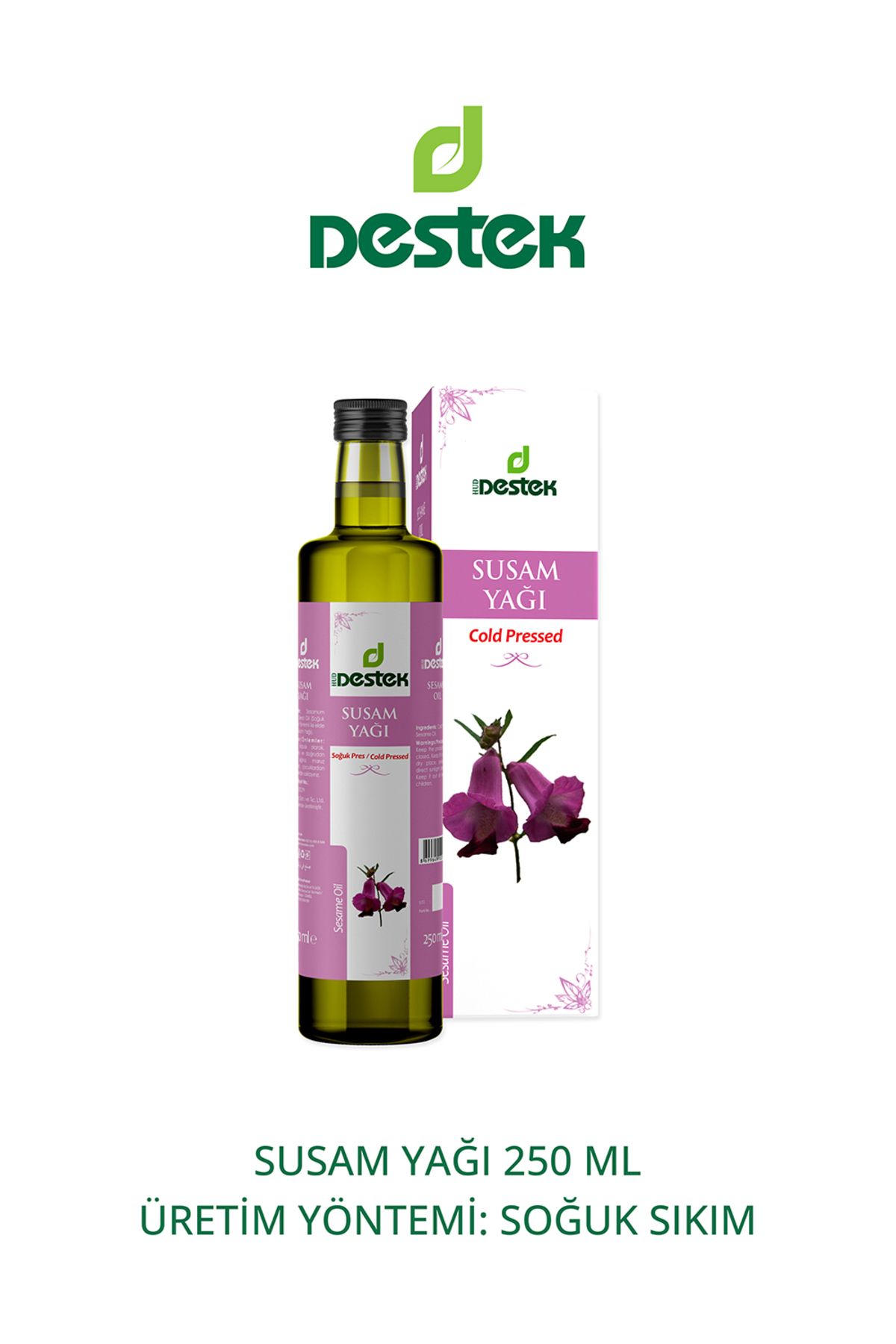Destek-Sesame Oil 250 ml Cold Press 1