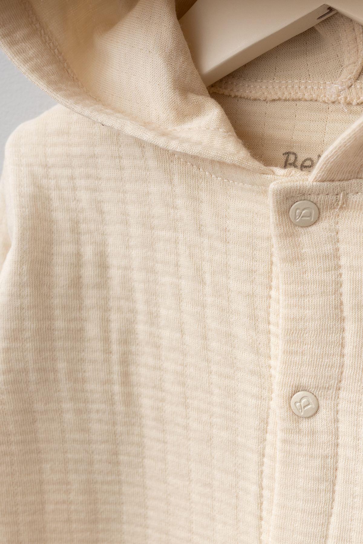 Bebitof Sevimli Köpekcikler Desenli Kapüşonlu Pamuklu Bebek Hırka fotoğrafı 3 (önizleme)