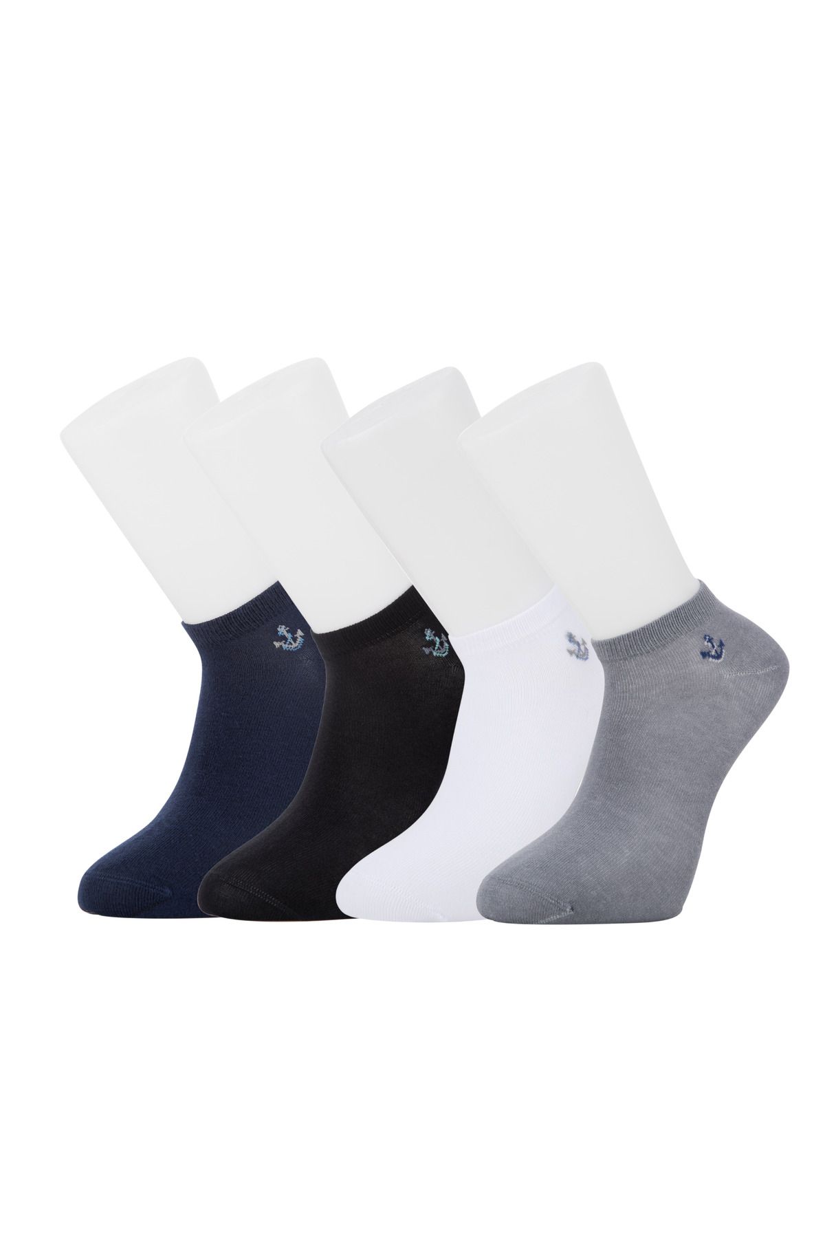 Moyra Socks Çapa Desen Erkek Patik Çorap